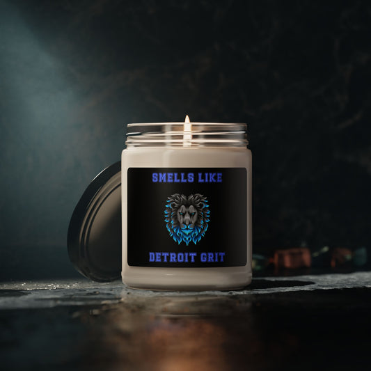 Detroit Lions Grit 9oz Scented Soy Candle