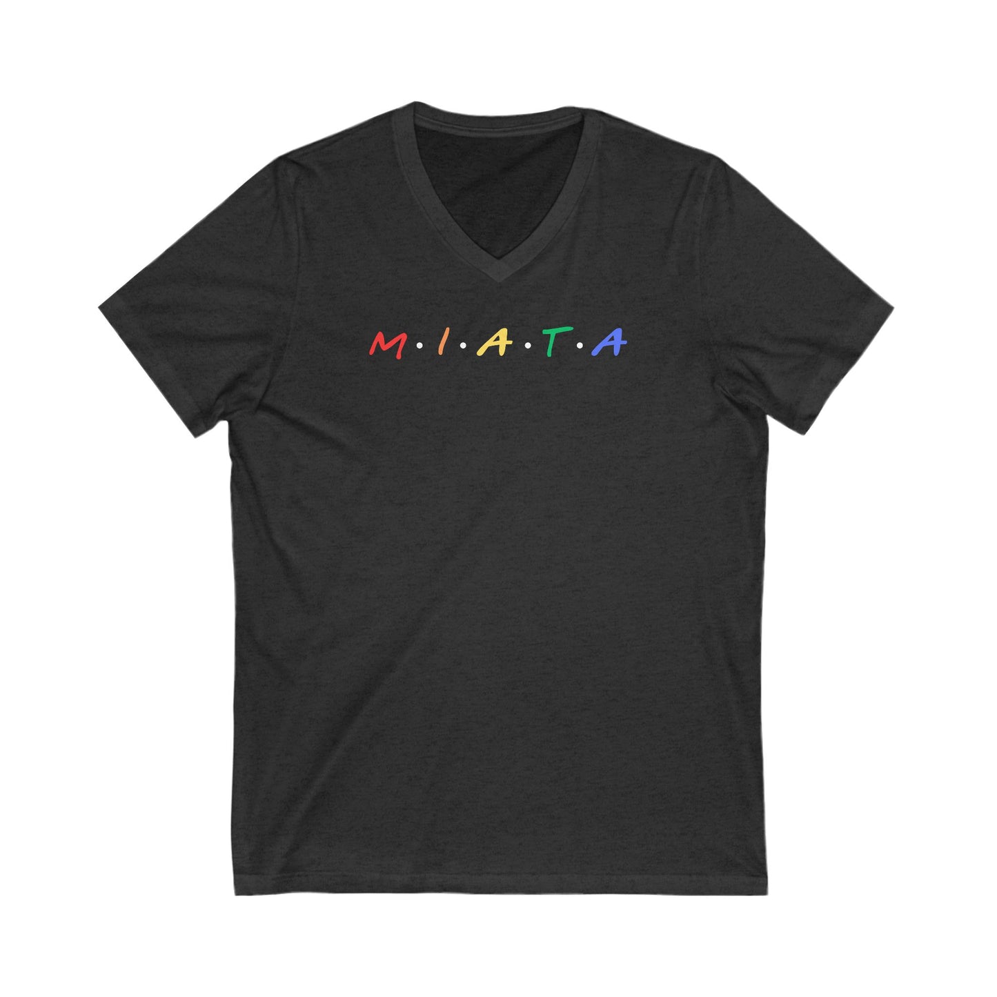 Colorful Miata Jersey Short Sleeve V-Neck Tee