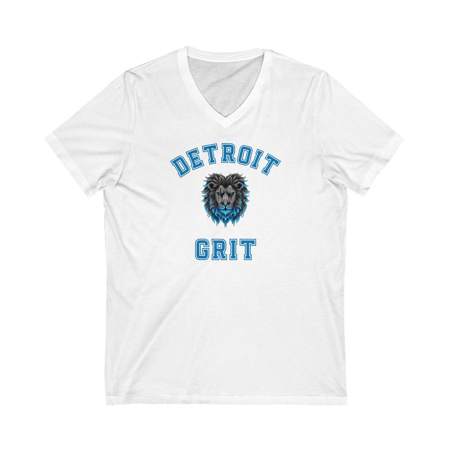 Detroit Lions Grit Jersey Short Sleeve V-Neck Tee