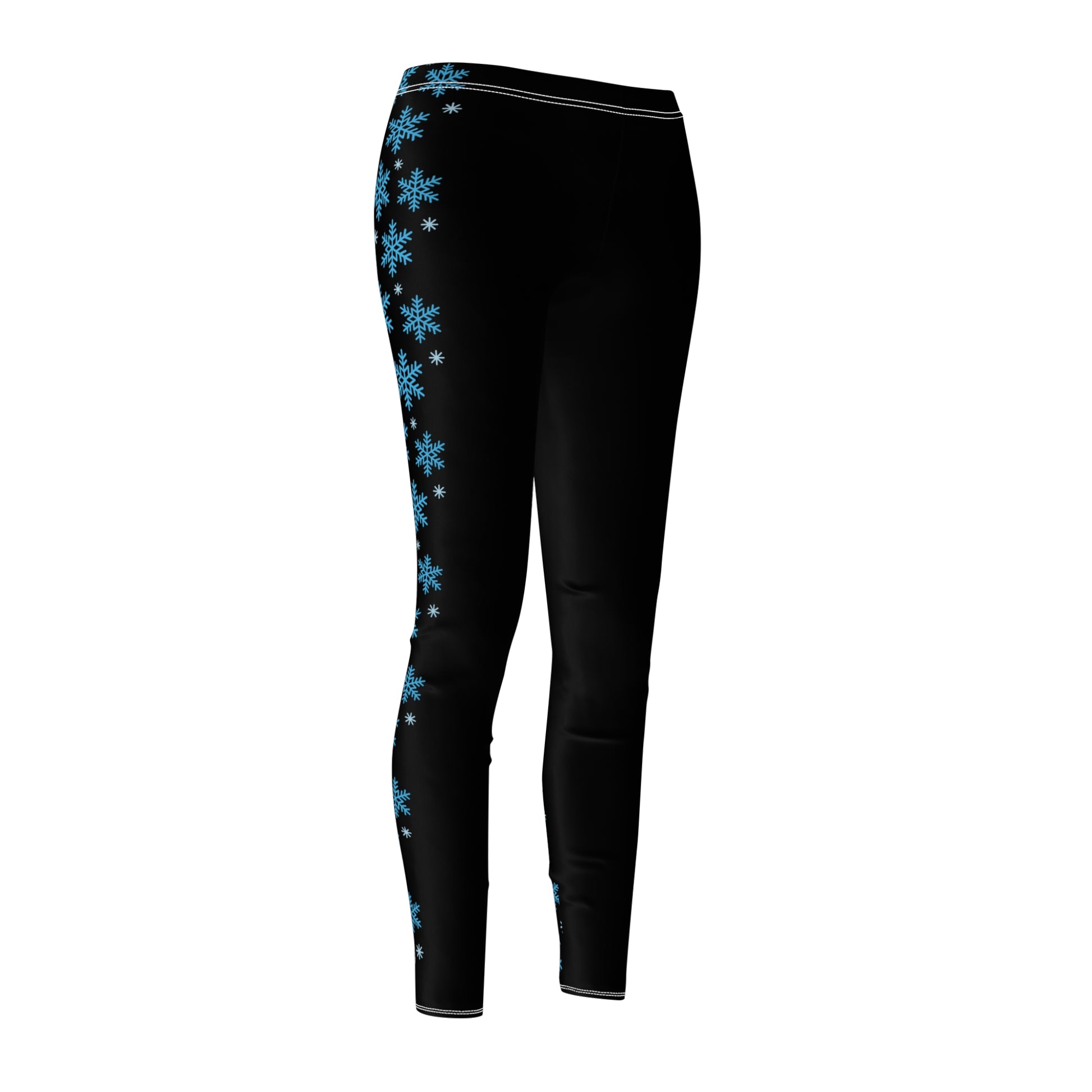 Winter Snowflake Women's Soft Casual Leggings