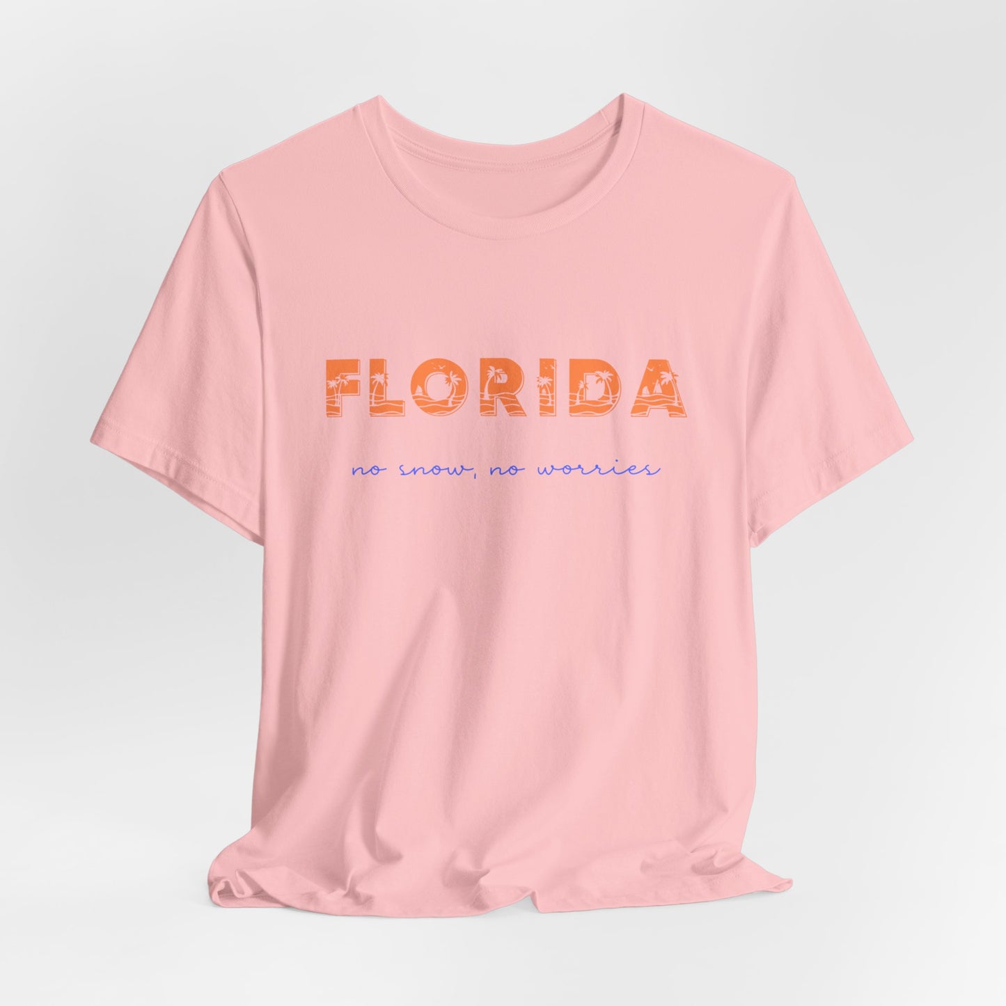 Florida No Snow No Worries v4 Jersey Short Sleeve Tee