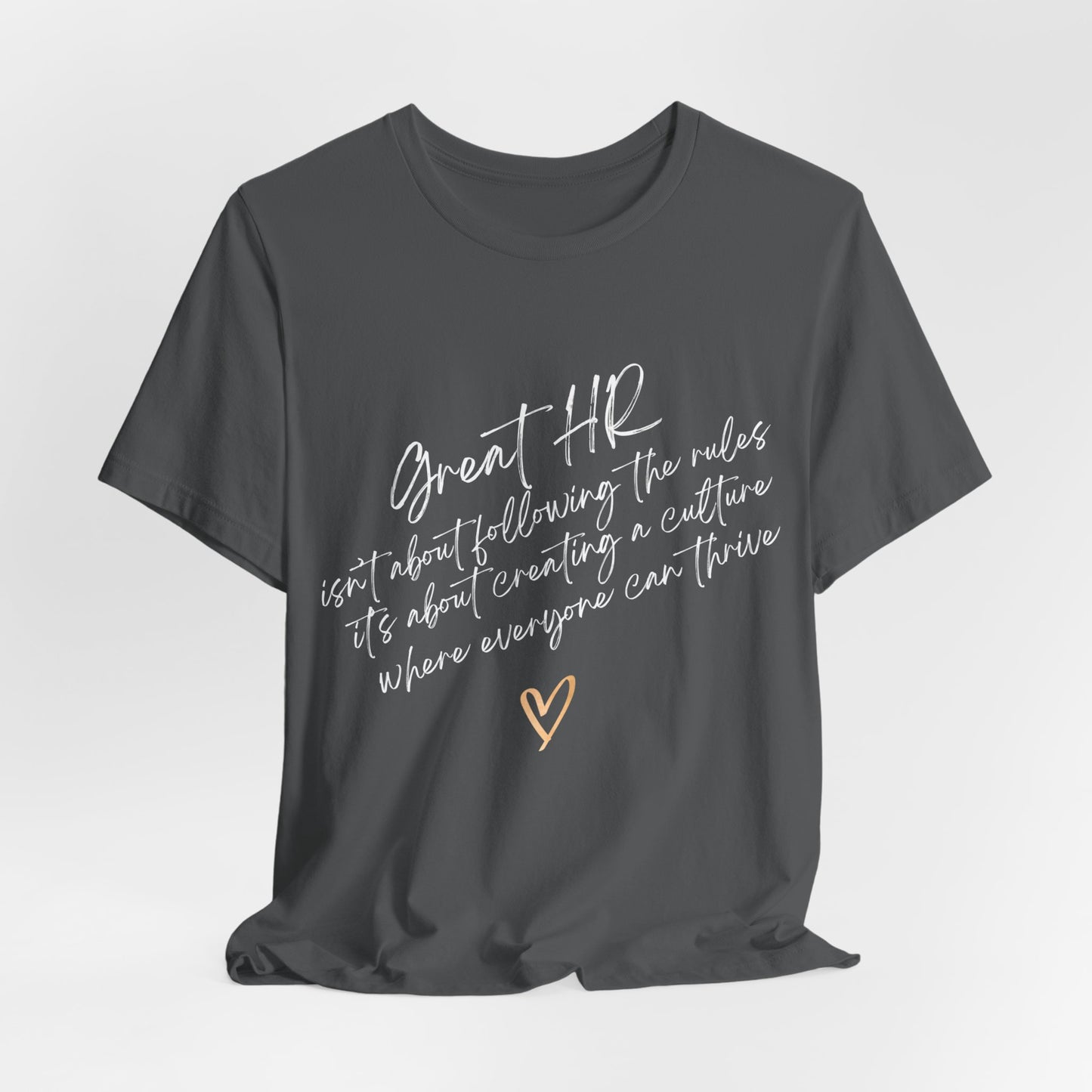 Great Human Resources HR Jersey Short Sleeve Tee