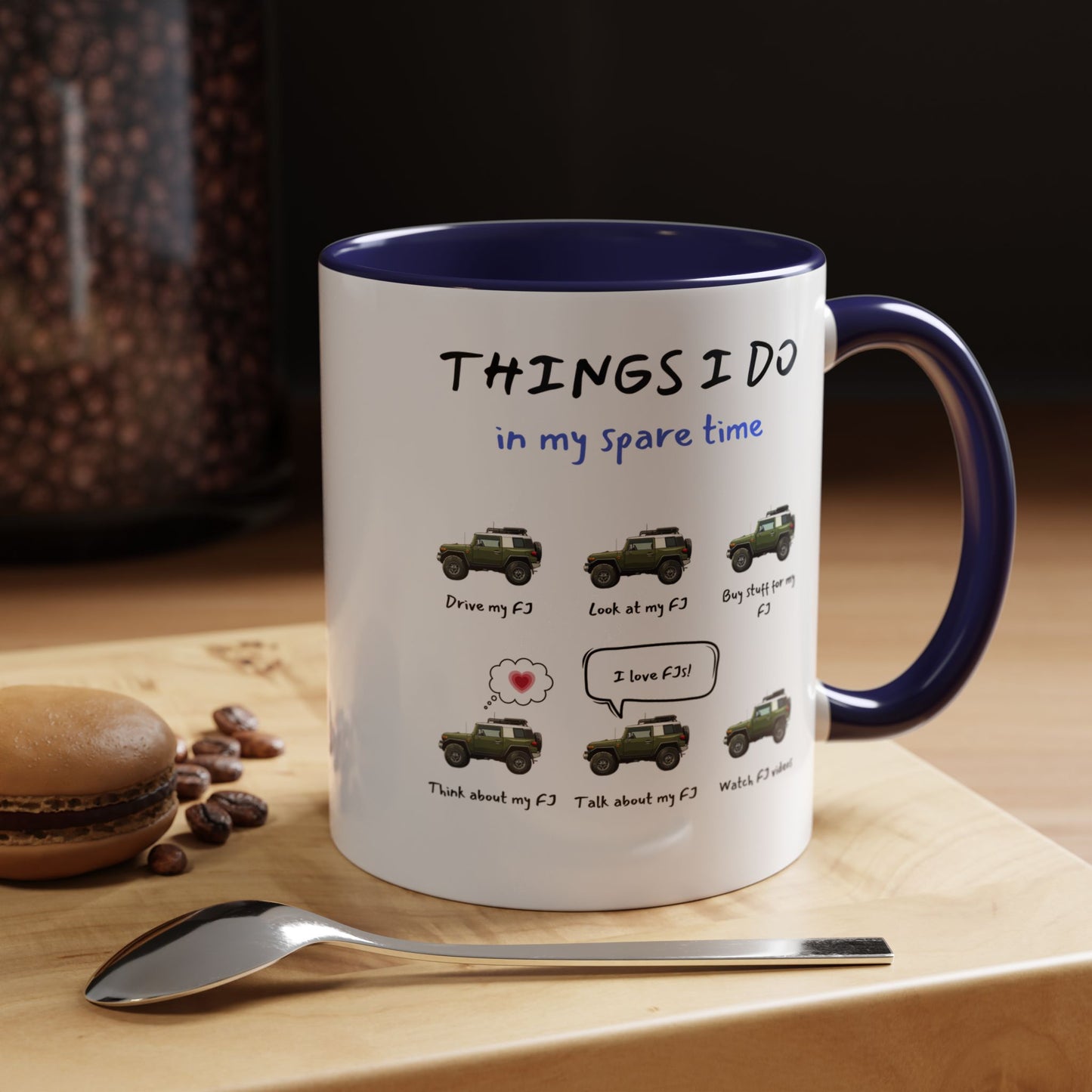 FJ Cruiser Trucks in my Spare Time Coffee Mug