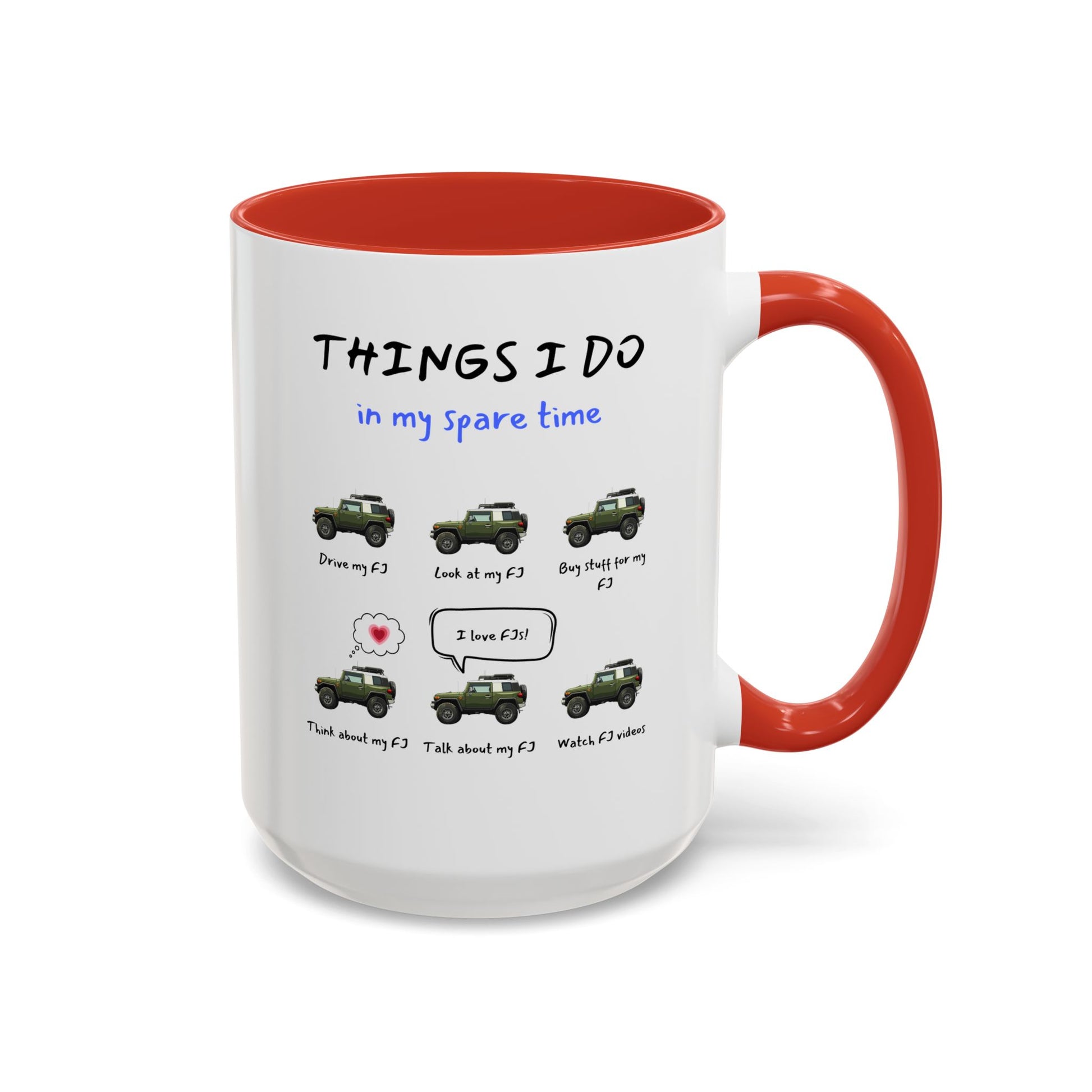 FJ Cruiser Trucks in my Spare Time Coffee Mug