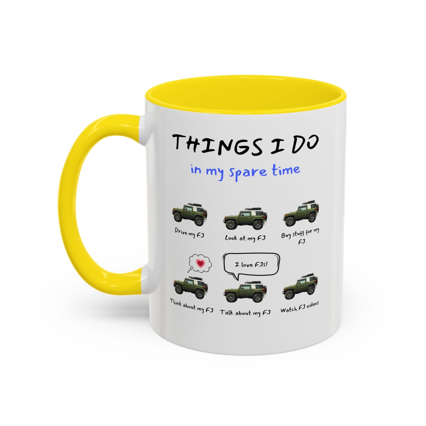 FJ Cruiser Trucks in my Spare Time Coffee Mug