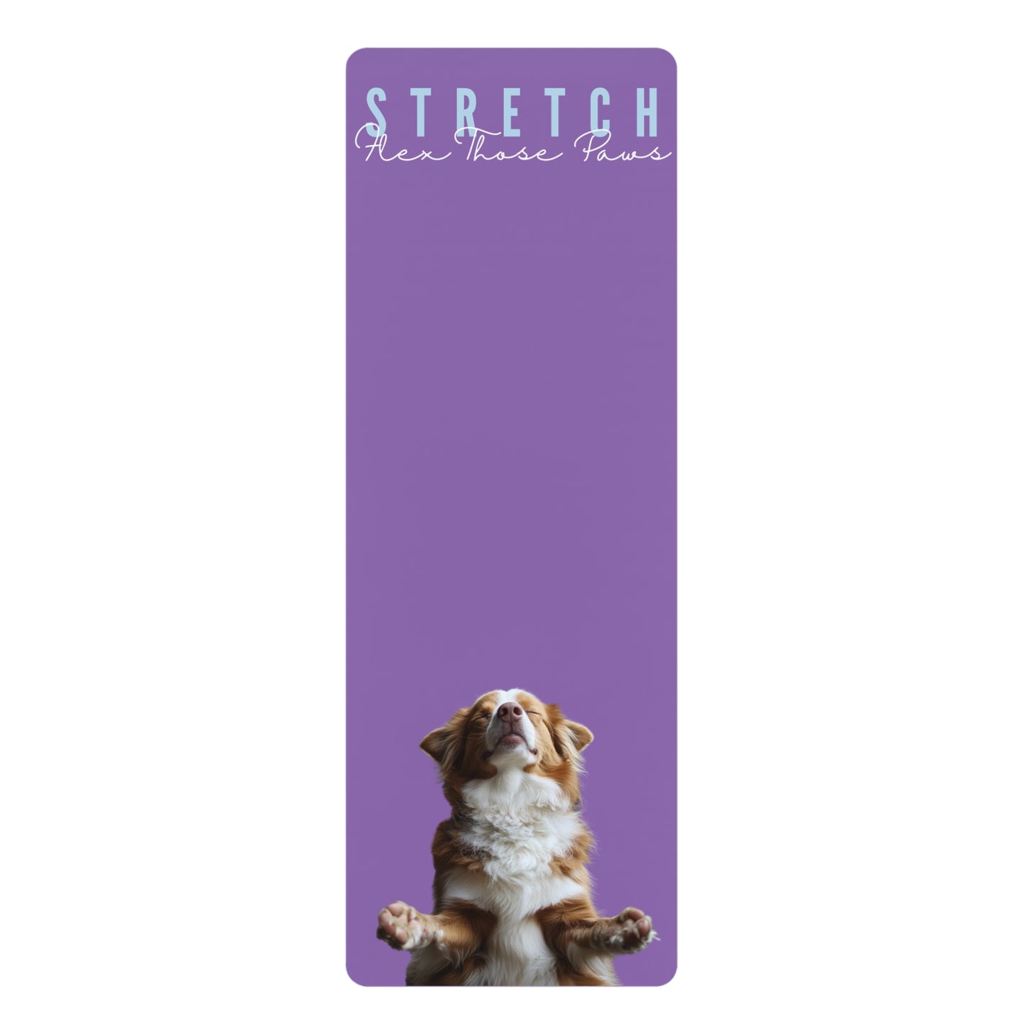 Australian Shepherd Aussie Rubber Yoga Mat