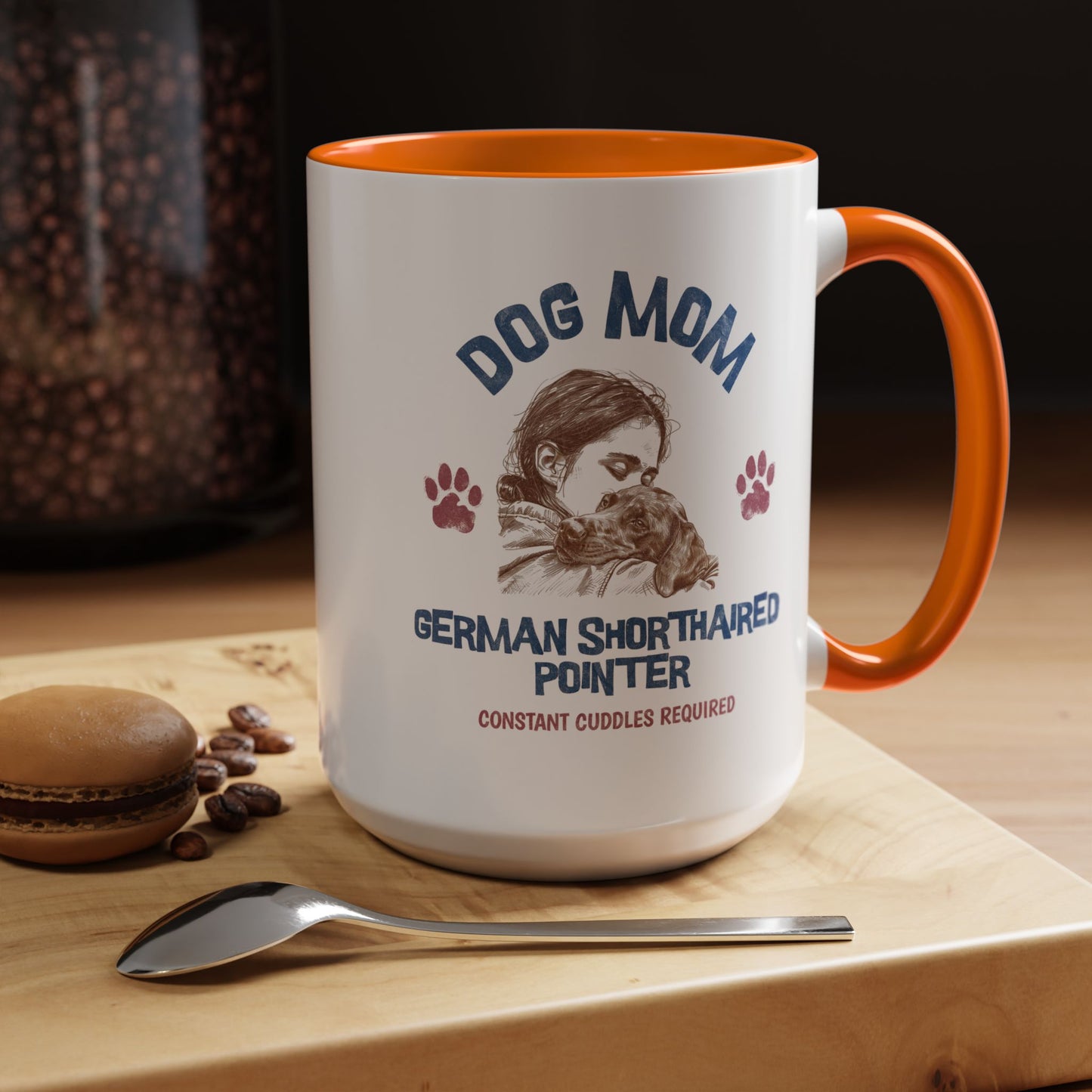 German Shorthaired Pointer GSP Dog Mom v1 Coffee Mug