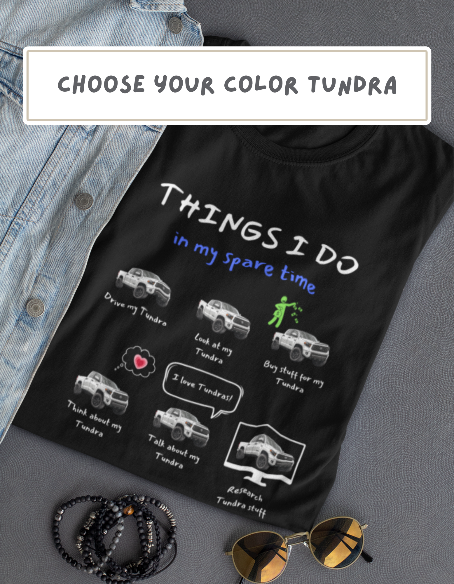 Tundra Trucks in my Spare Time Jersey Short Sleeve Tee