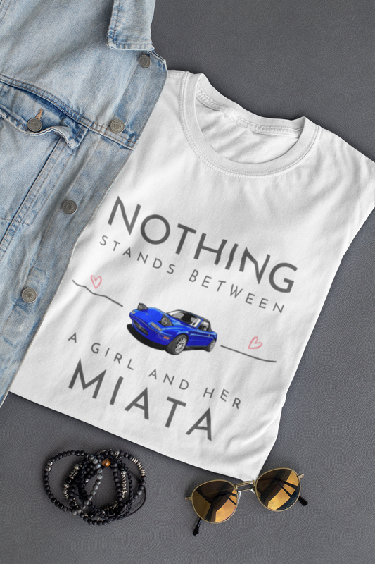 A Girl and Her Miata Jersey Short Sleeve Tee