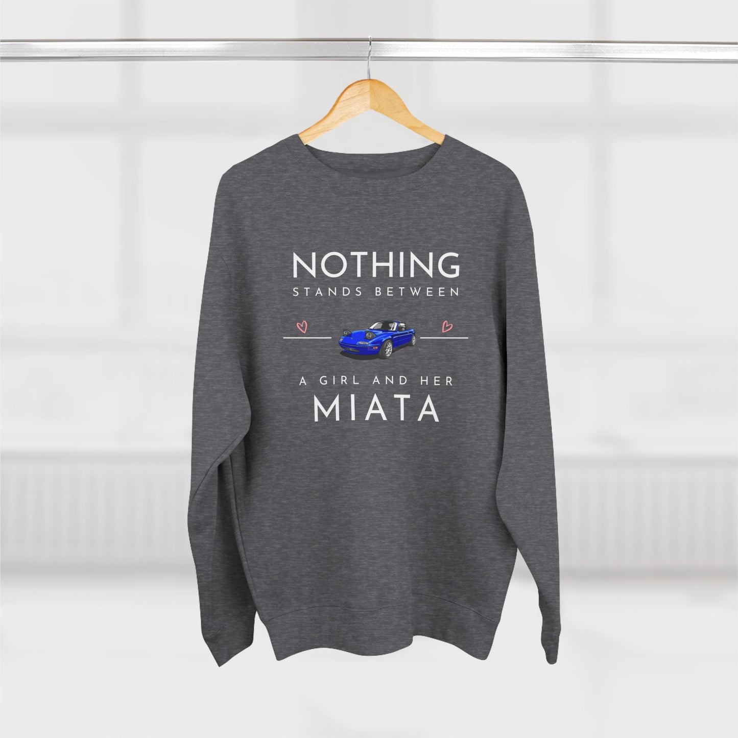 A Girl and Her Miata Premium Crewneck Sweatshirt