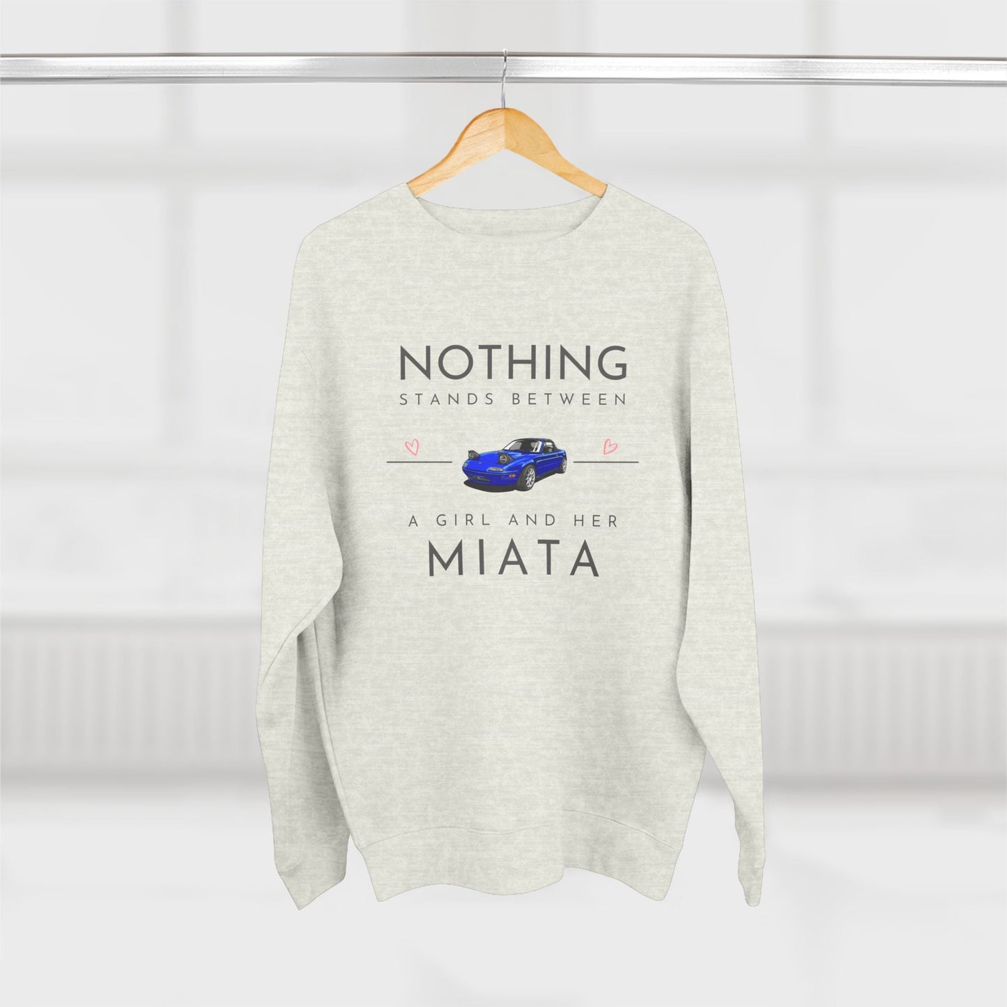 A Girl and Her Miata Premium Crewneck Sweatshirt