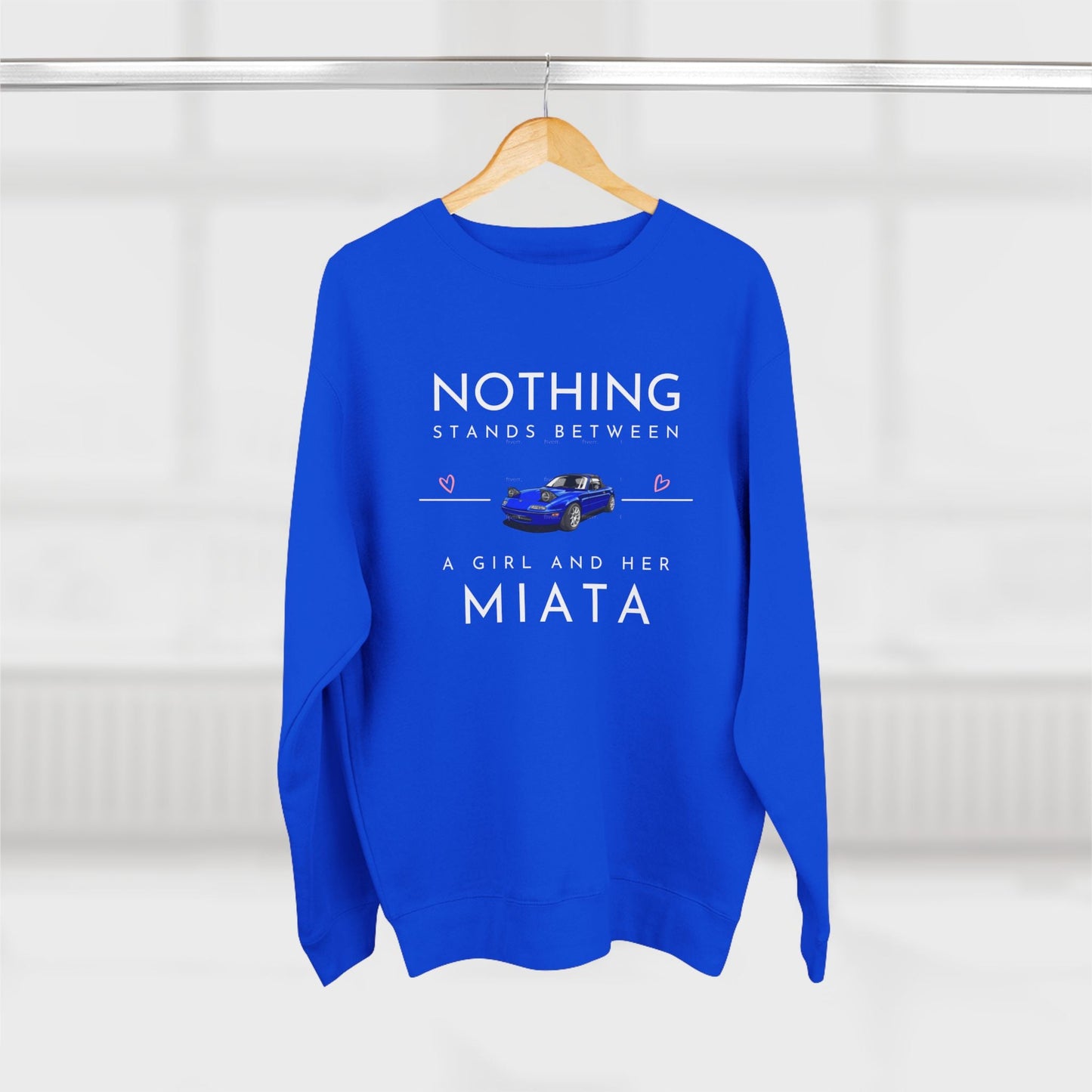 A Girl and Her Miata Premium Crewneck Sweatshirt