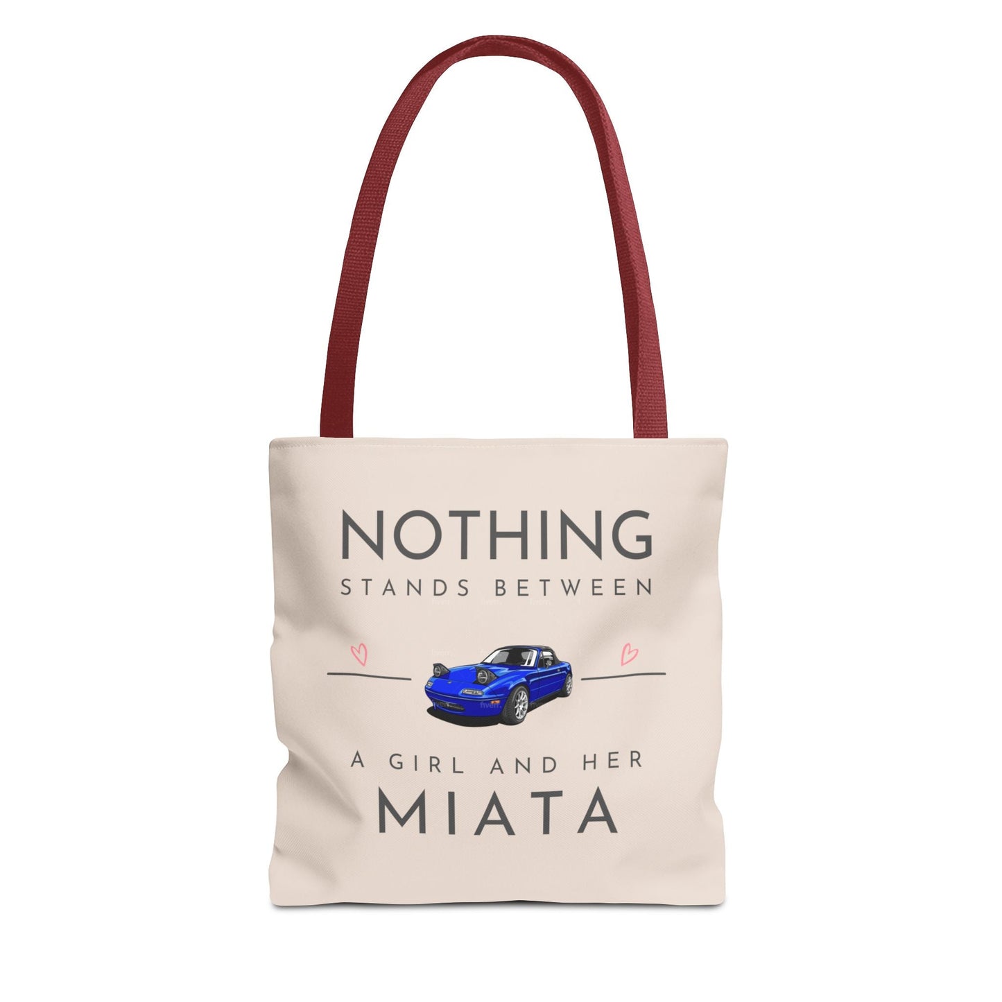 A Girl and Her Miata Tote Bag