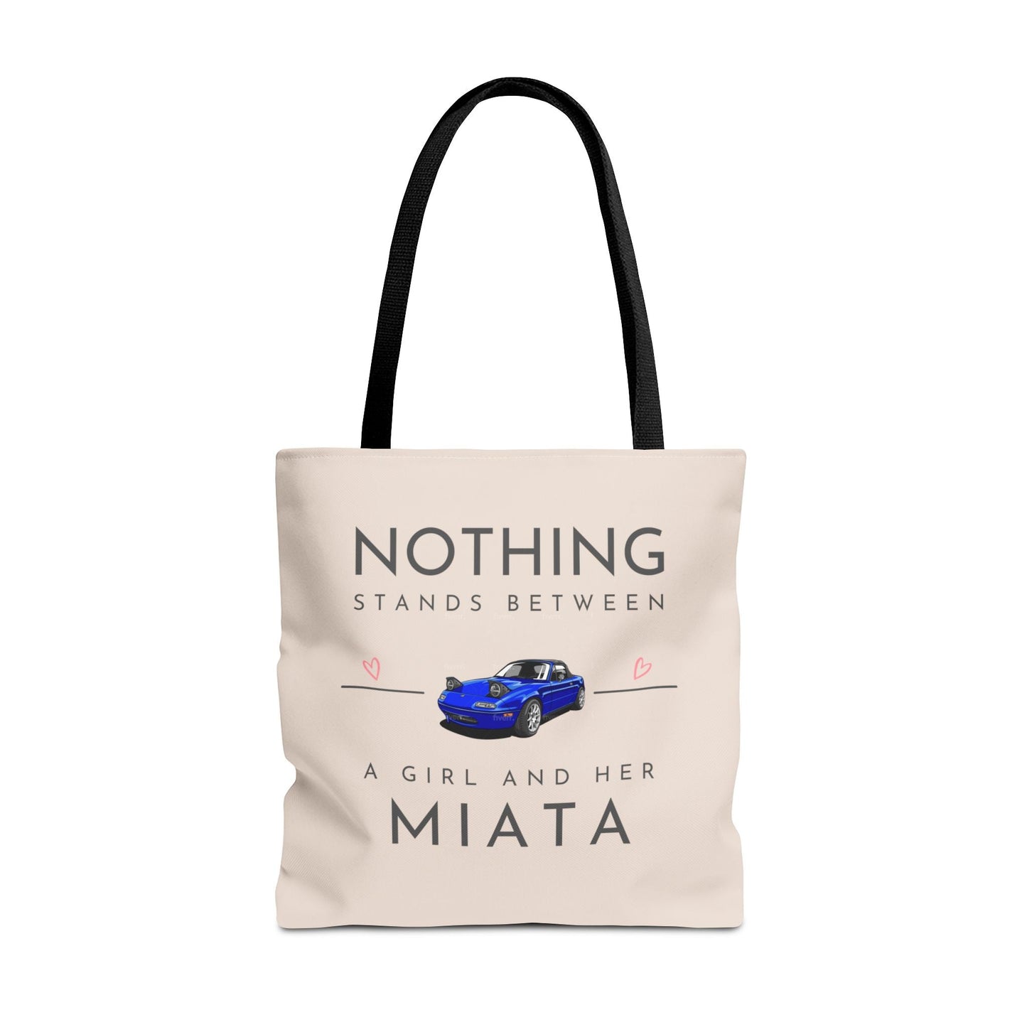 A Girl and Her Miata Tote Bag