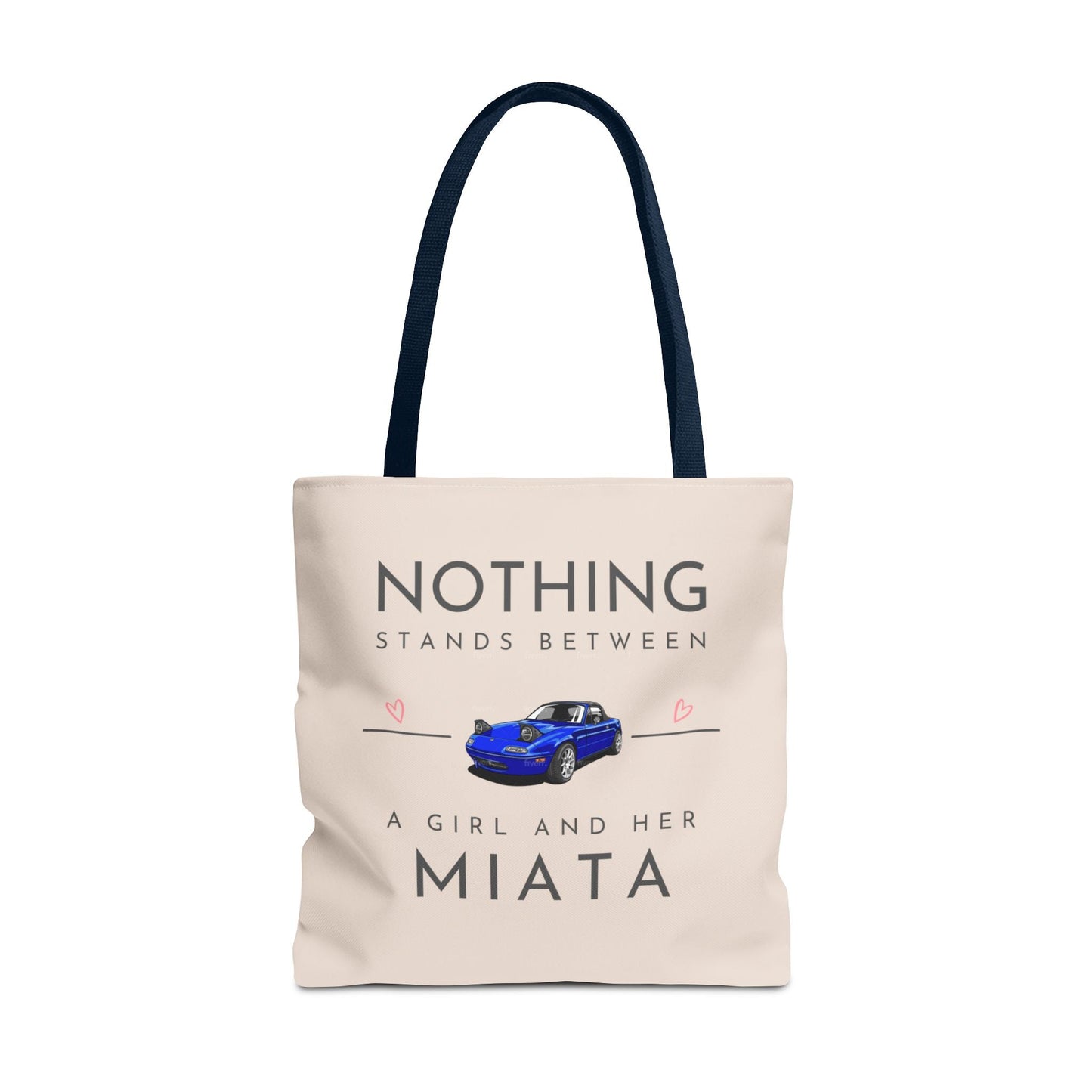 A Girl and Her Miata Tote Bag