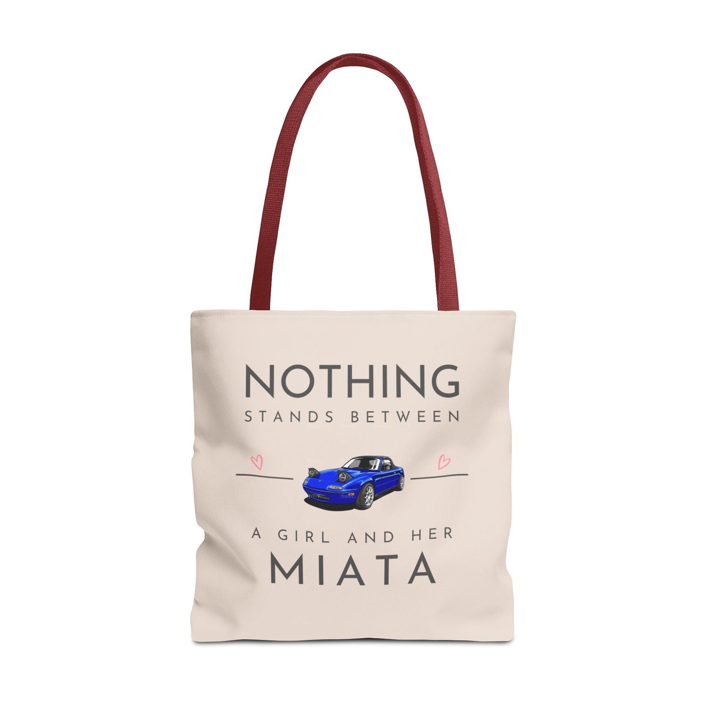 A Girl and Her Miata Tote Bag