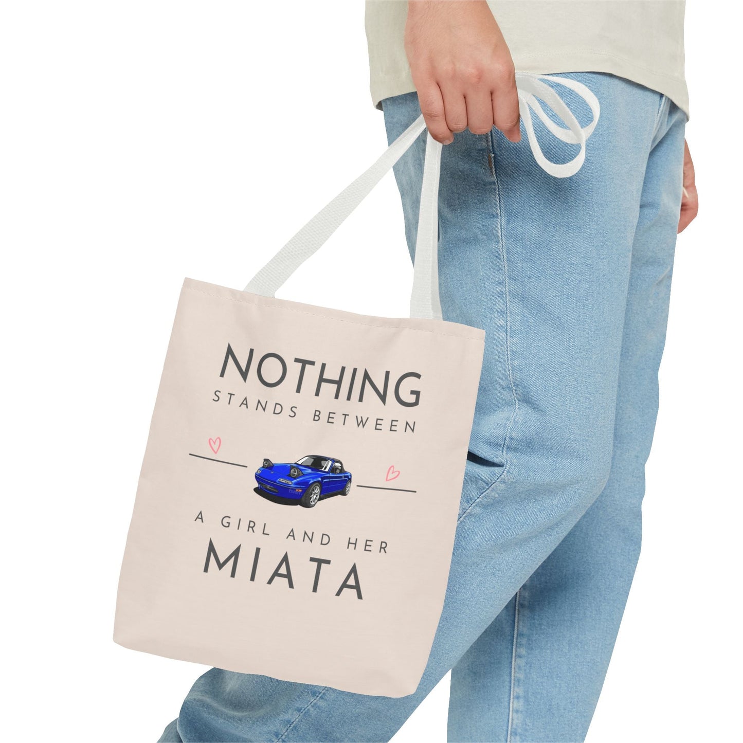 A Girl and Her Miata Tote Bag