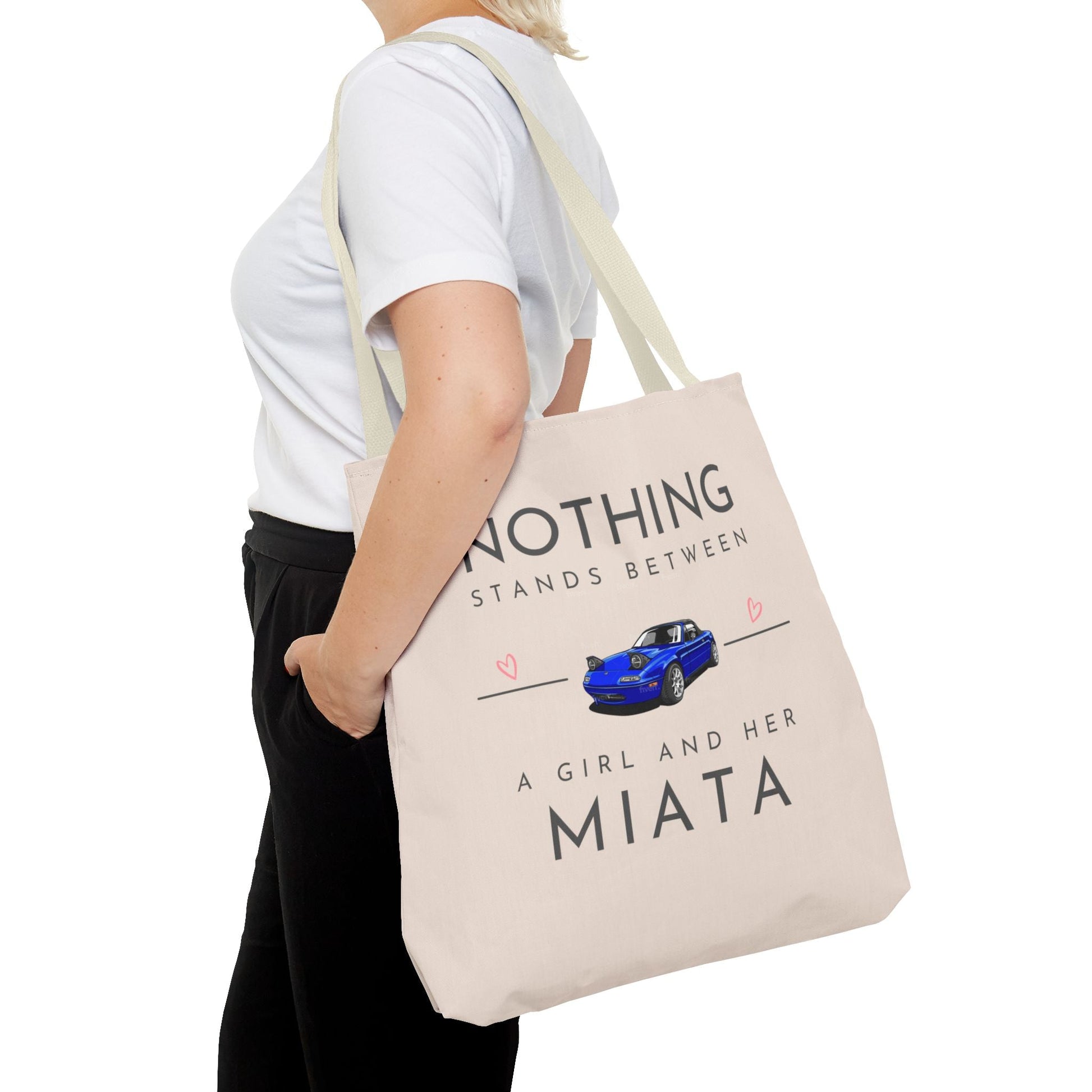 A Girl and Her Miata Tote Bag