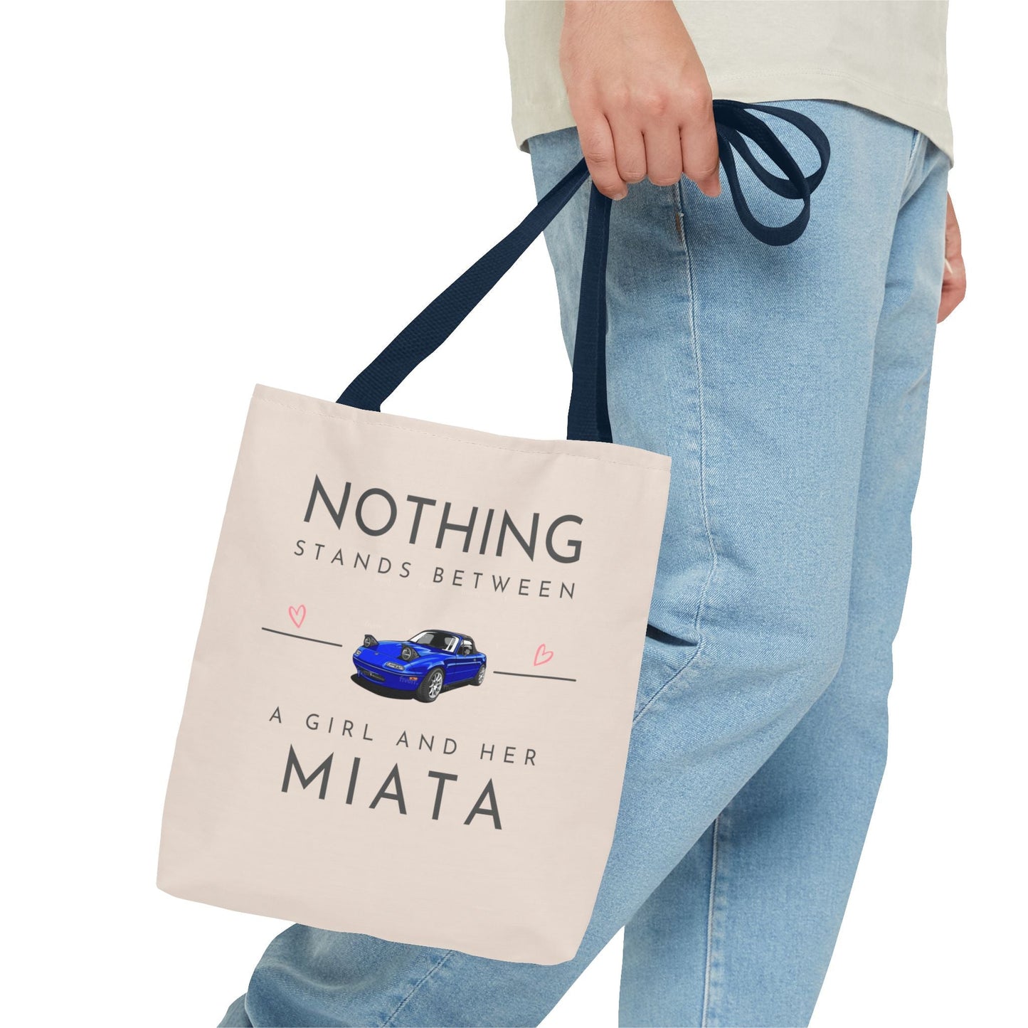 A Girl and Her Miata Tote Bag