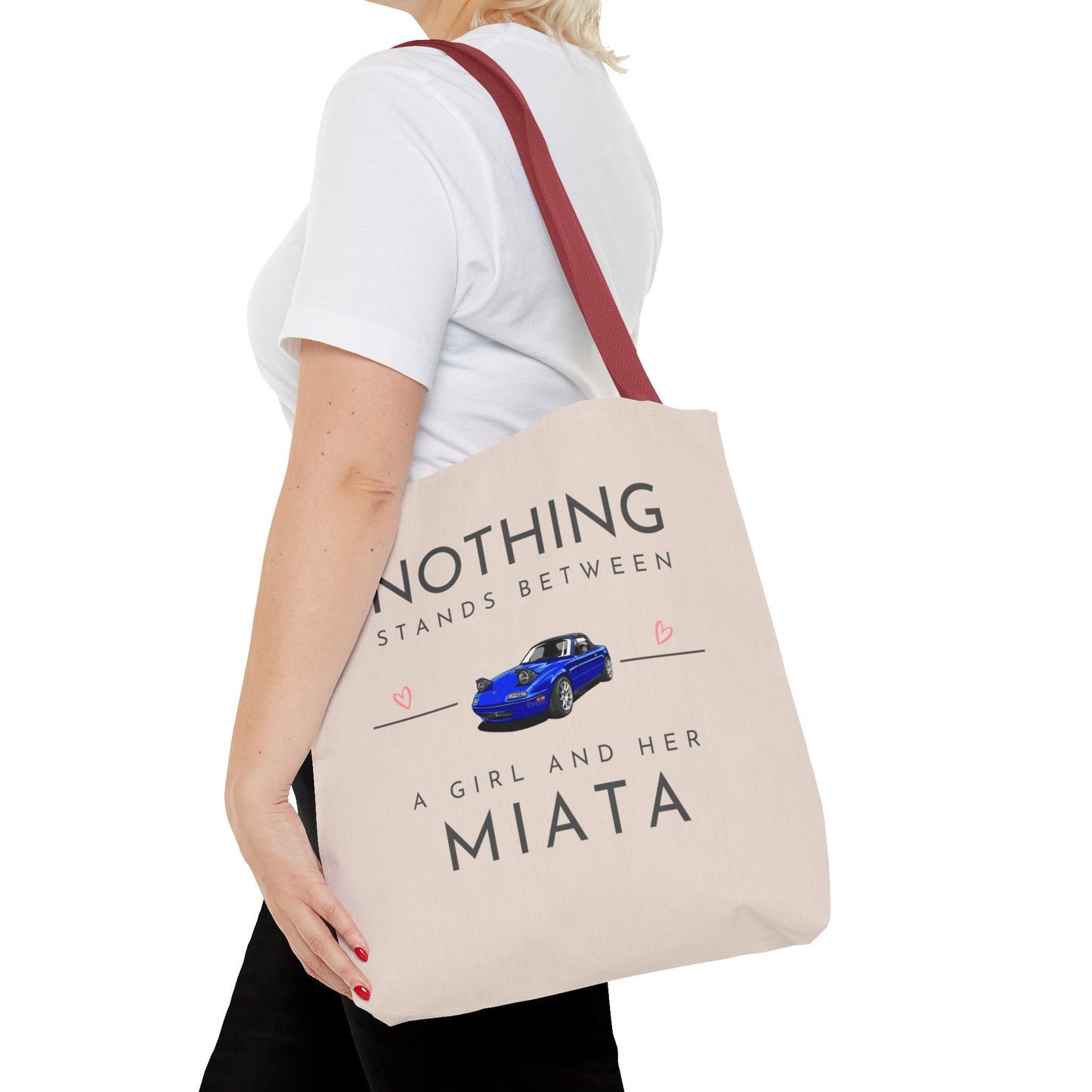 A Girl and Her Miata Tote Bag