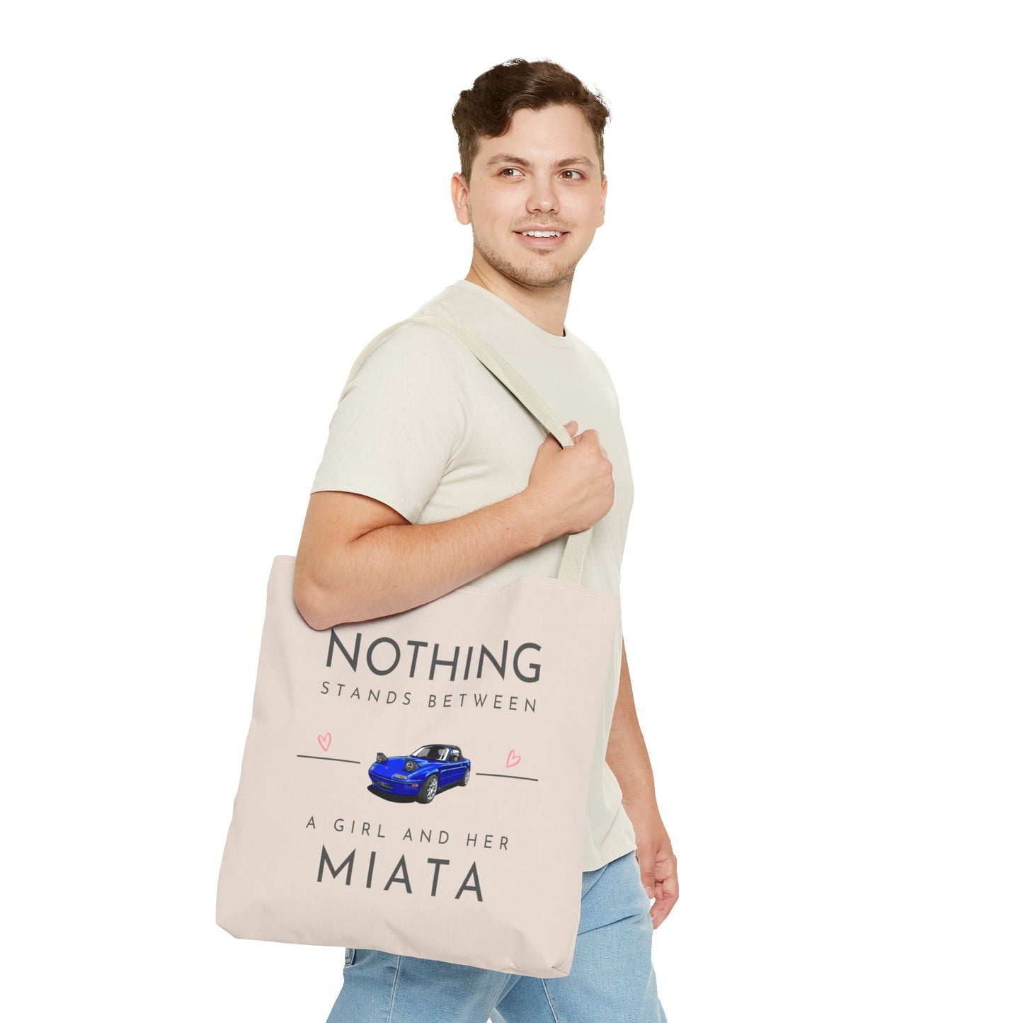 A Girl and Her Miata Tote Bag