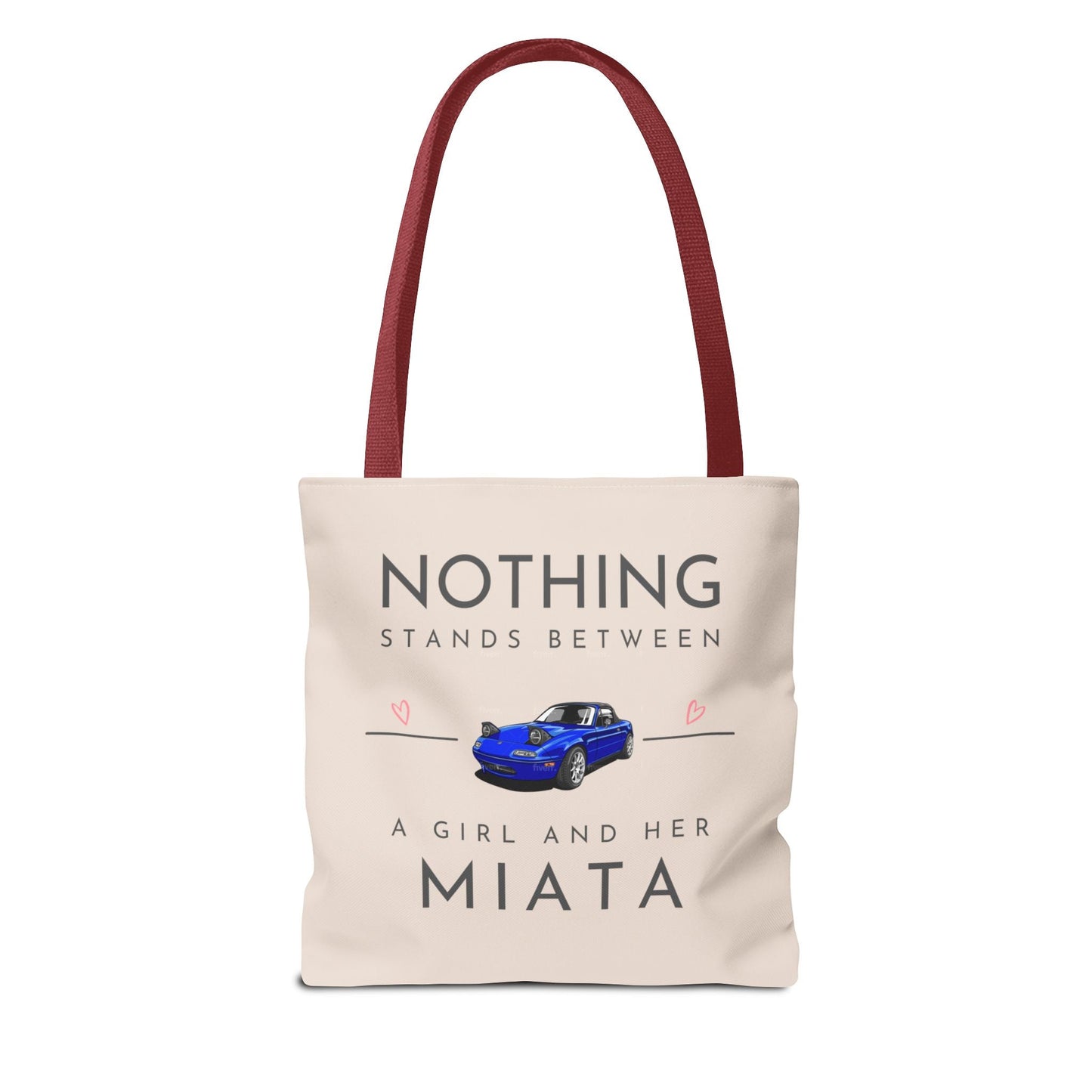 A Girl and Her Miata Tote Bag