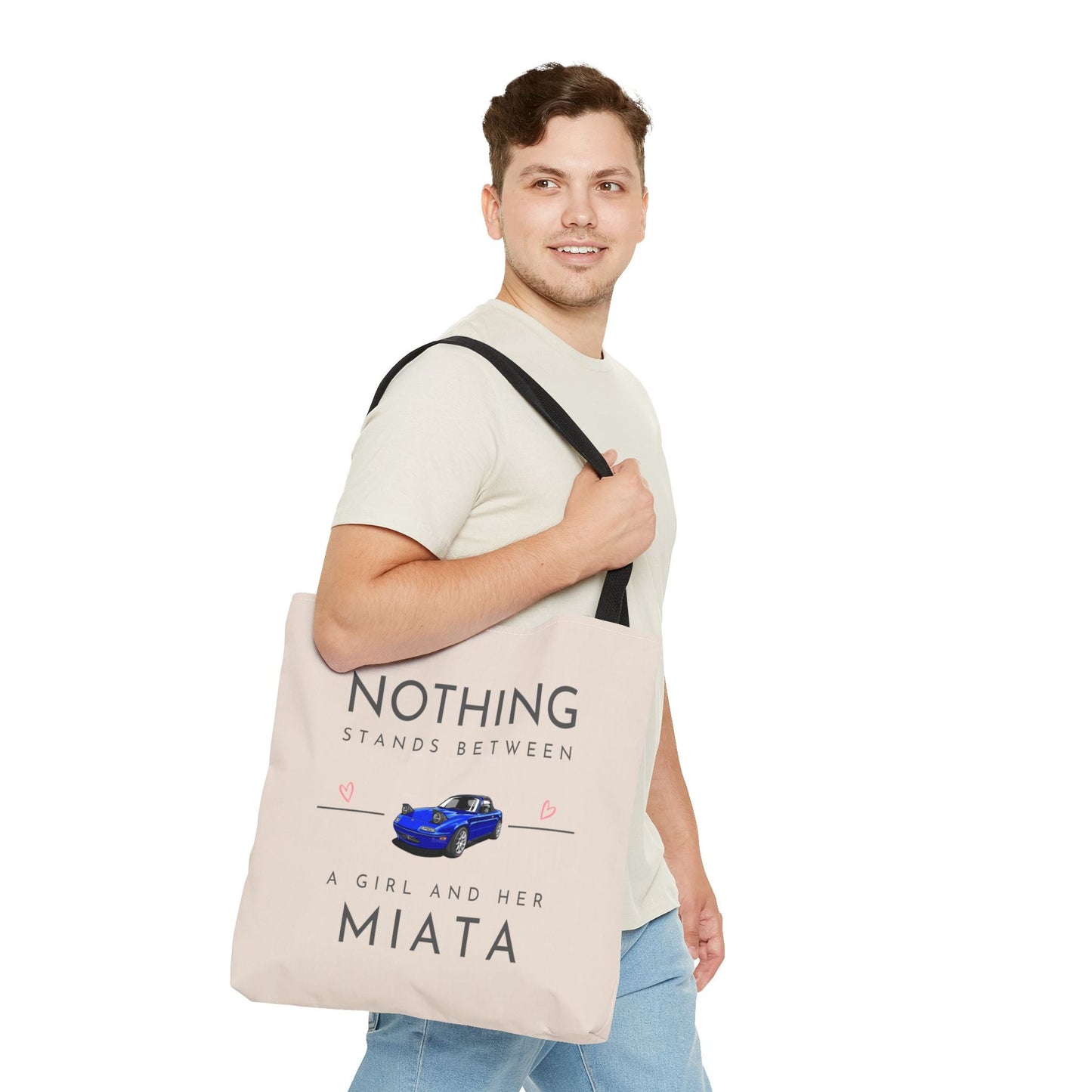 A Girl and Her Miata Tote Bag