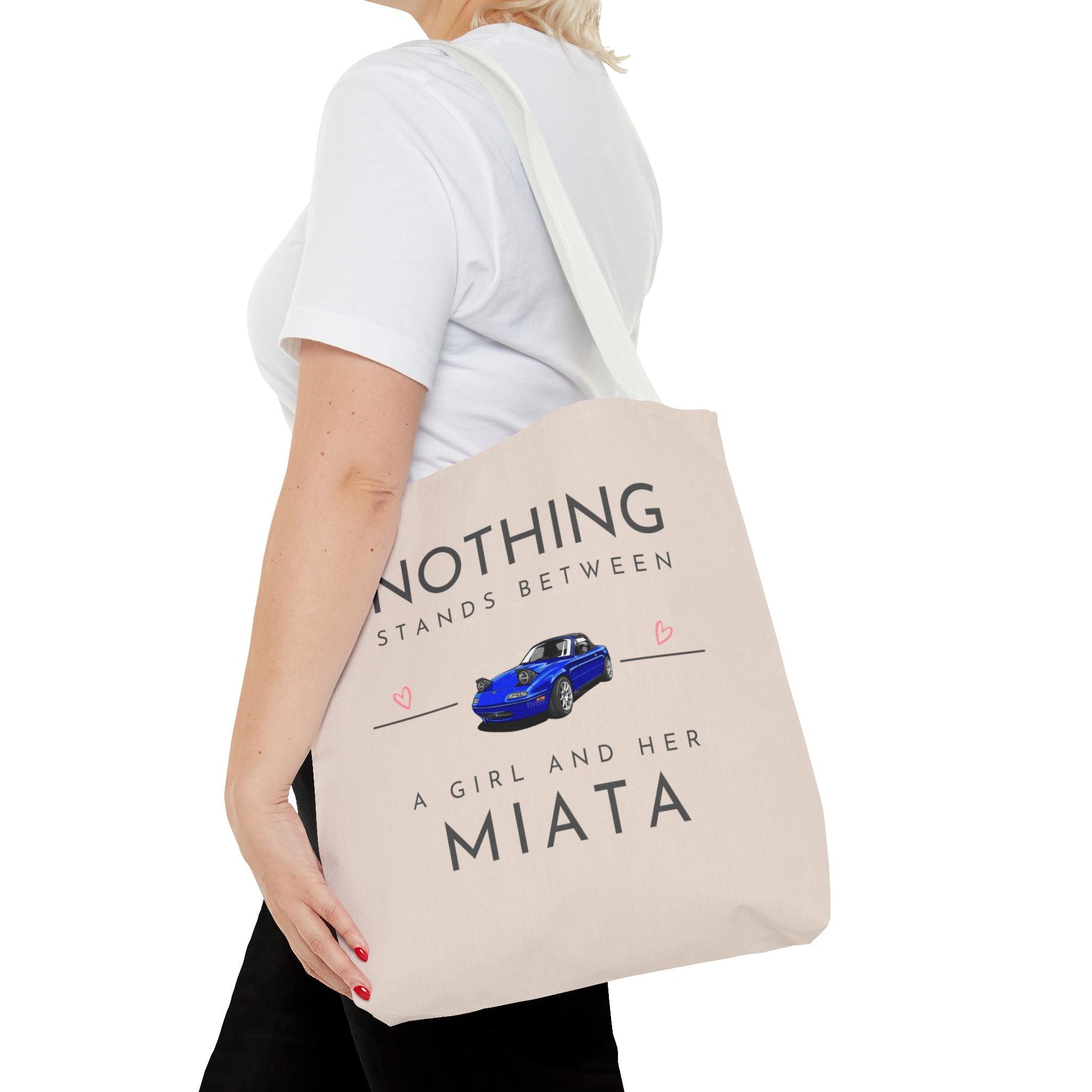 A Girl and Her Miata Tote Bag