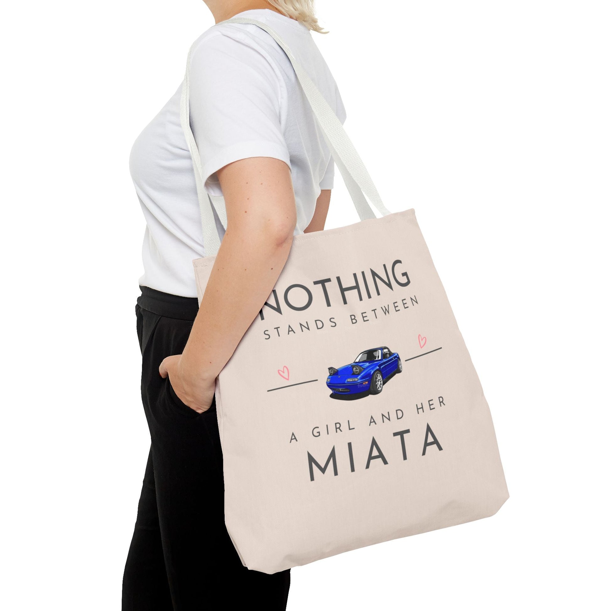 A Girl and Her Miata Tote Bag