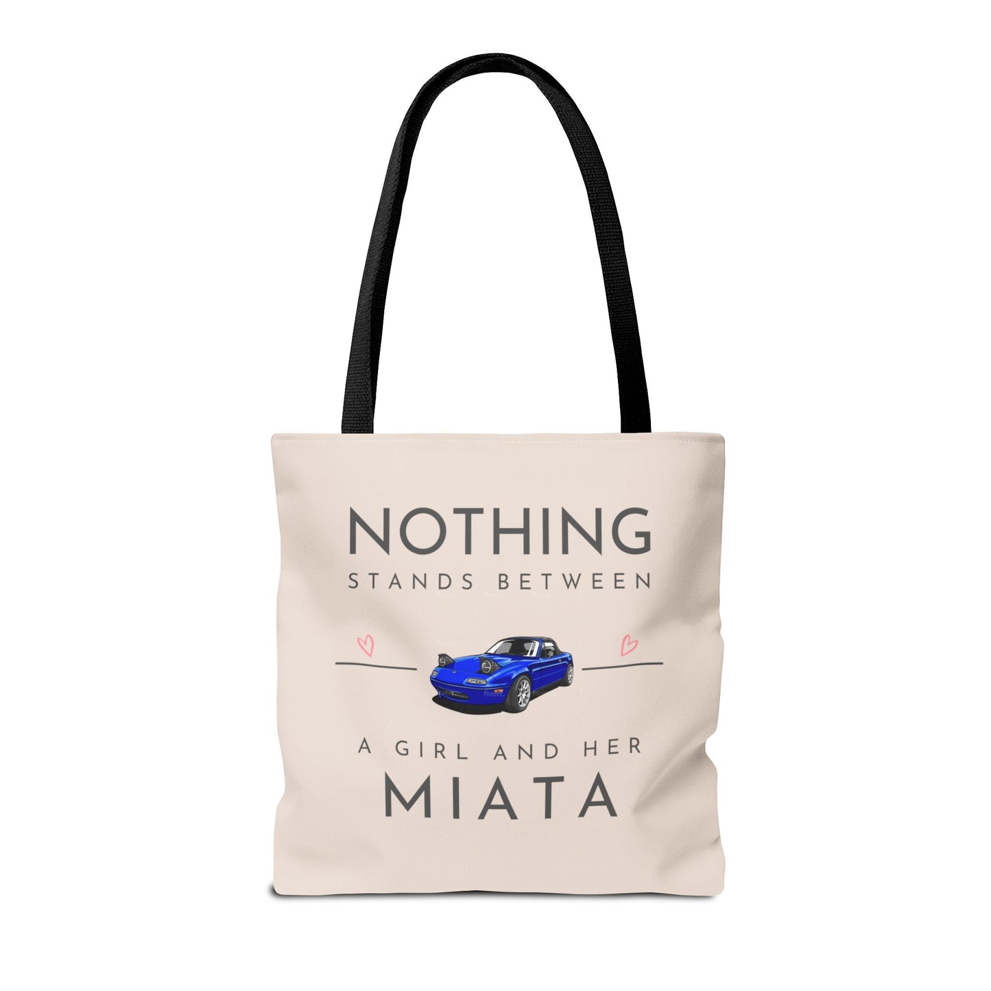 A Girl and Her Miata Tote Bag