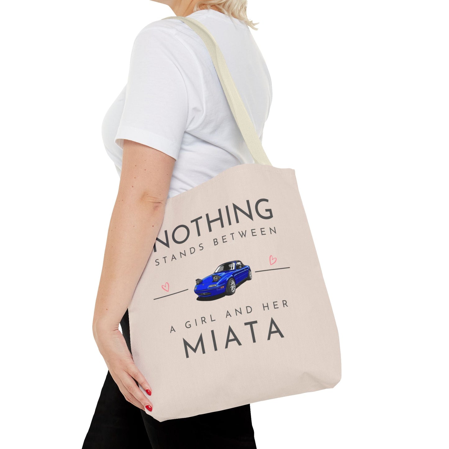 A Girl and Her Miata Tote Bag