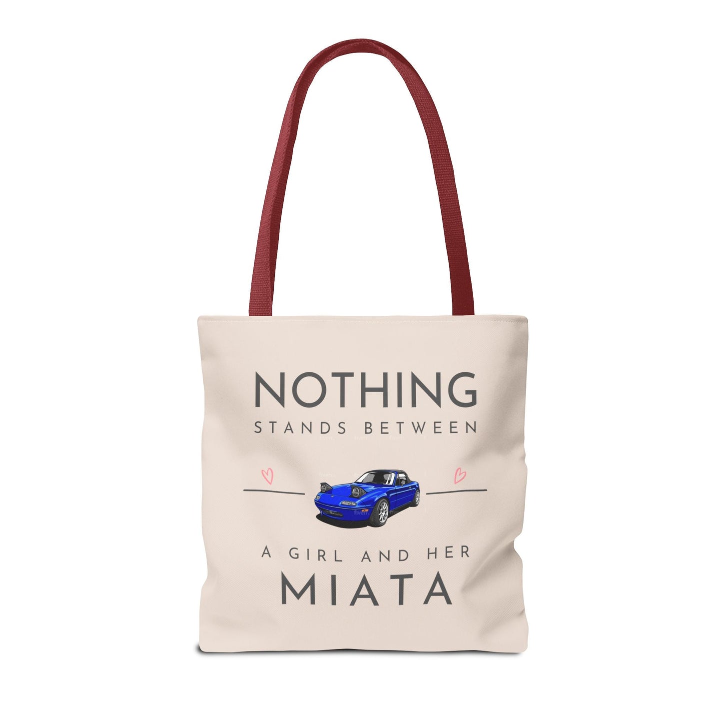 A Girl and Her Miata Tote Bag