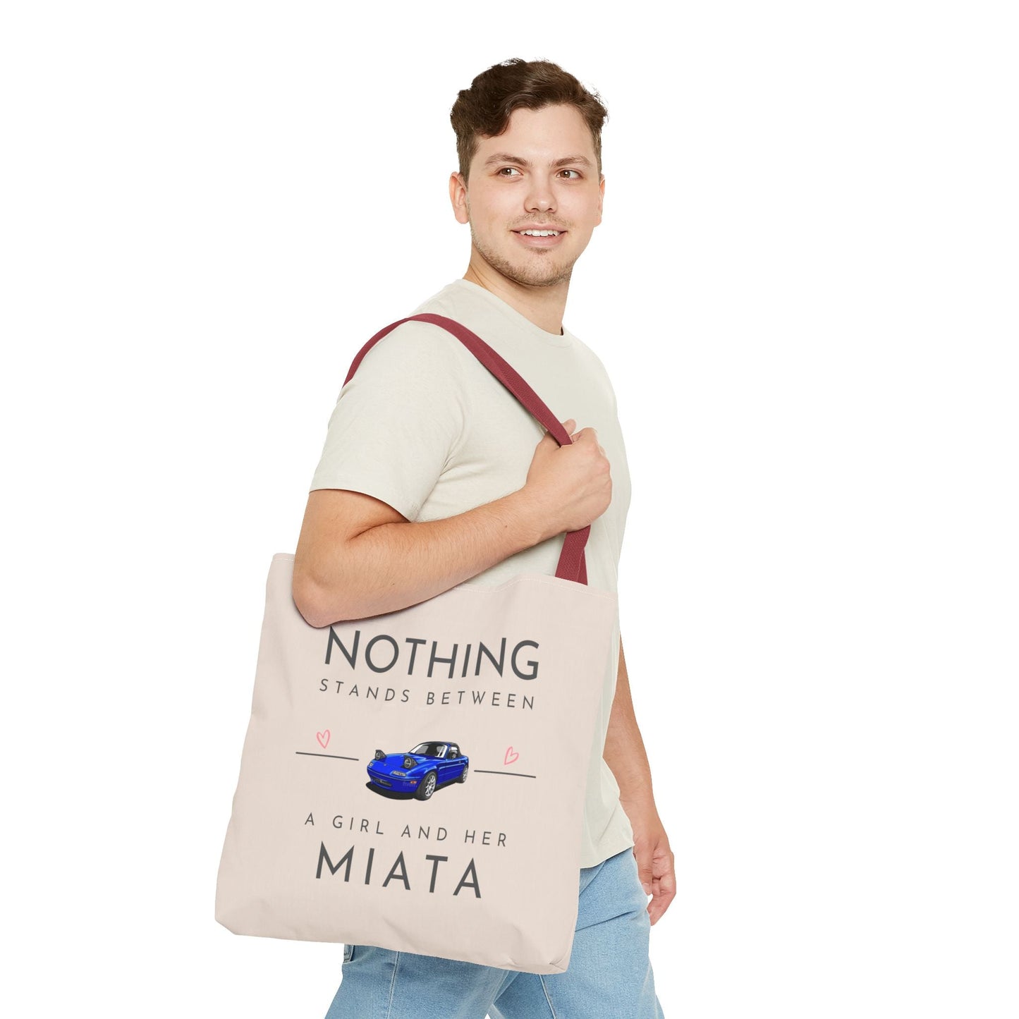 A Girl and Her Miata Tote Bag