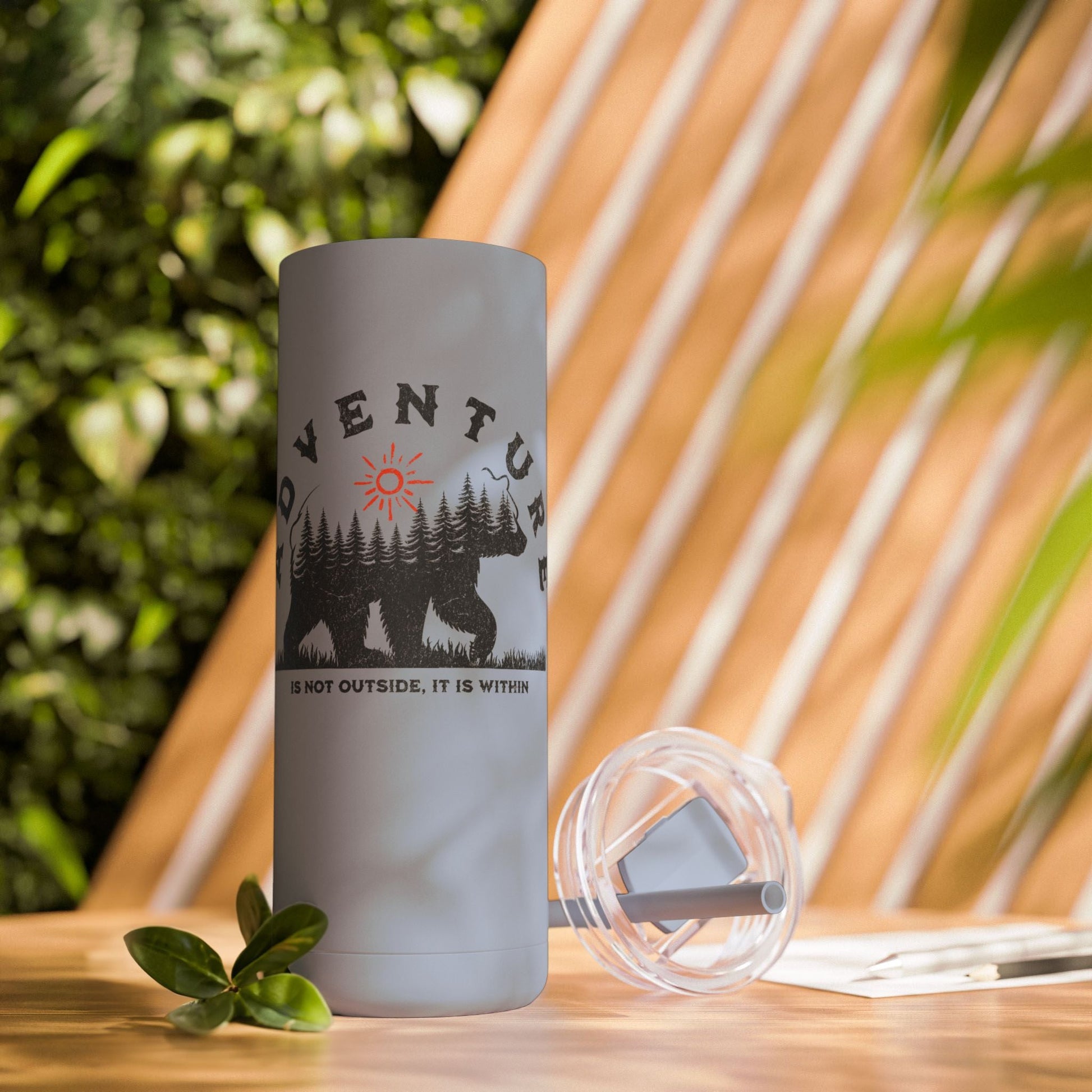 Adventure is Within 20oz Skinny Tumbler