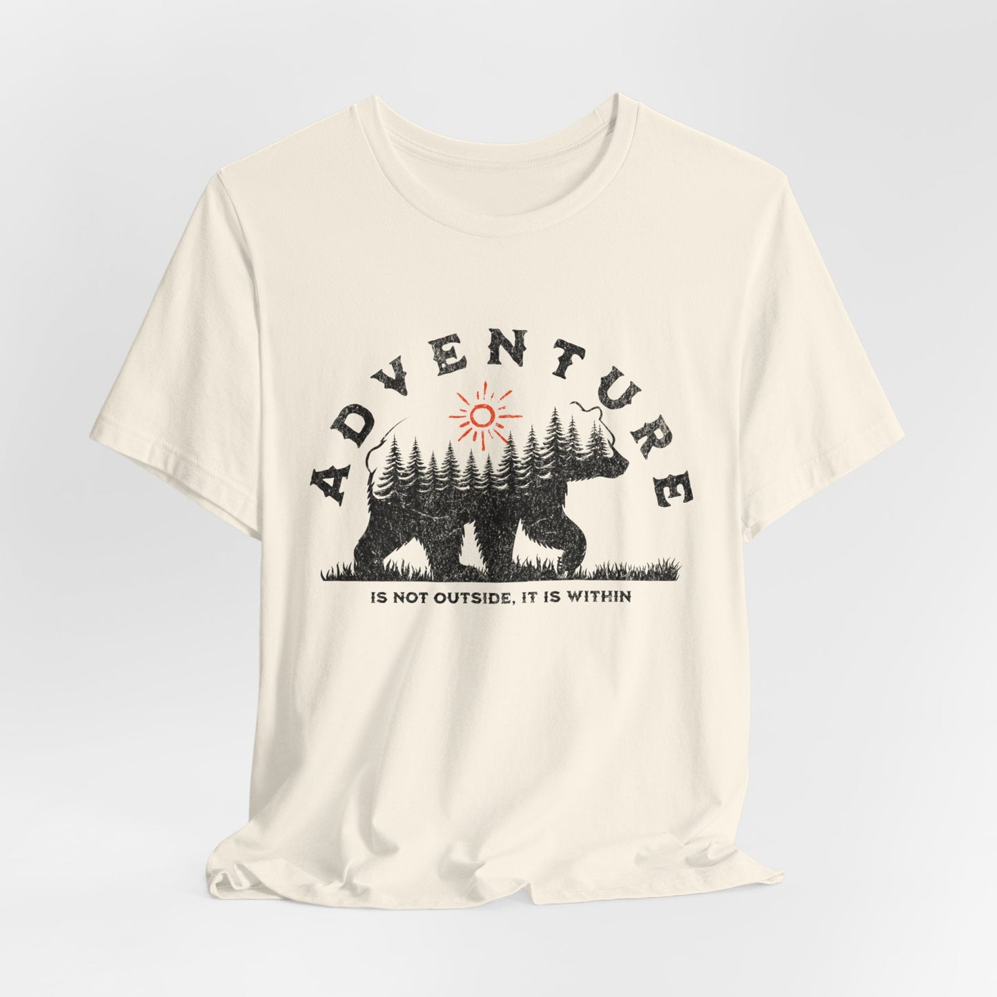 Adventure is Within Jersey Short Sleeve Tee