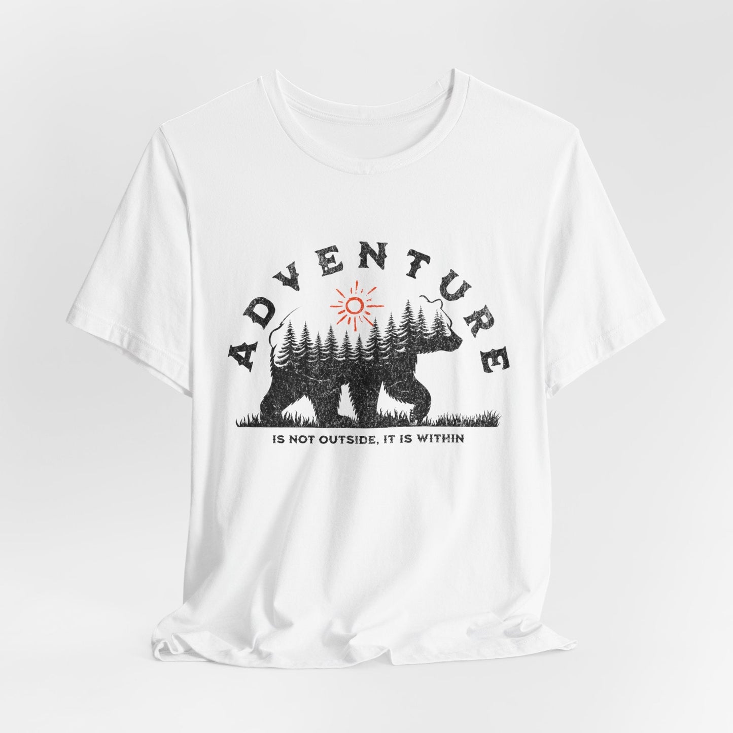 Adventure is Within Jersey Short Sleeve Tee