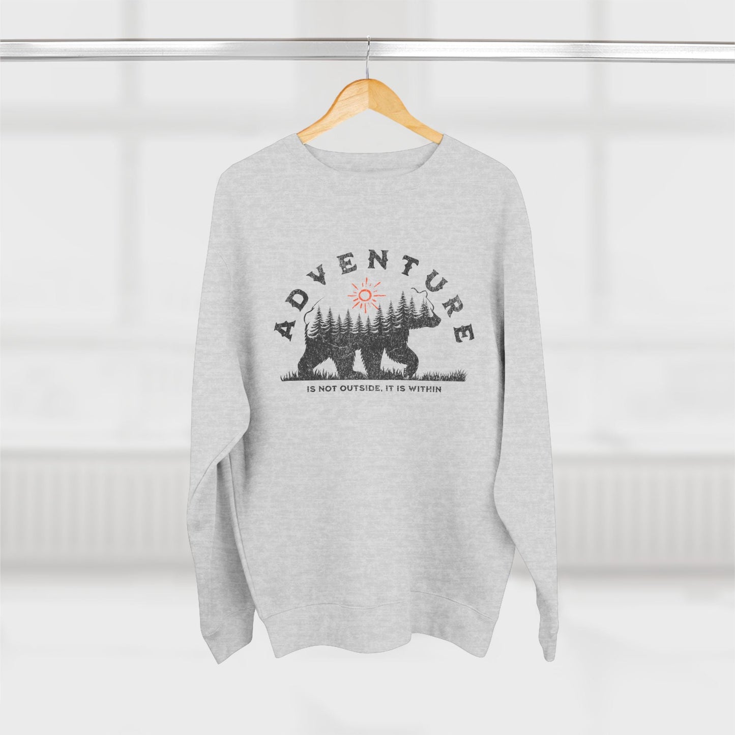 Adventure is Within Premium Crewneck Sweatshirt