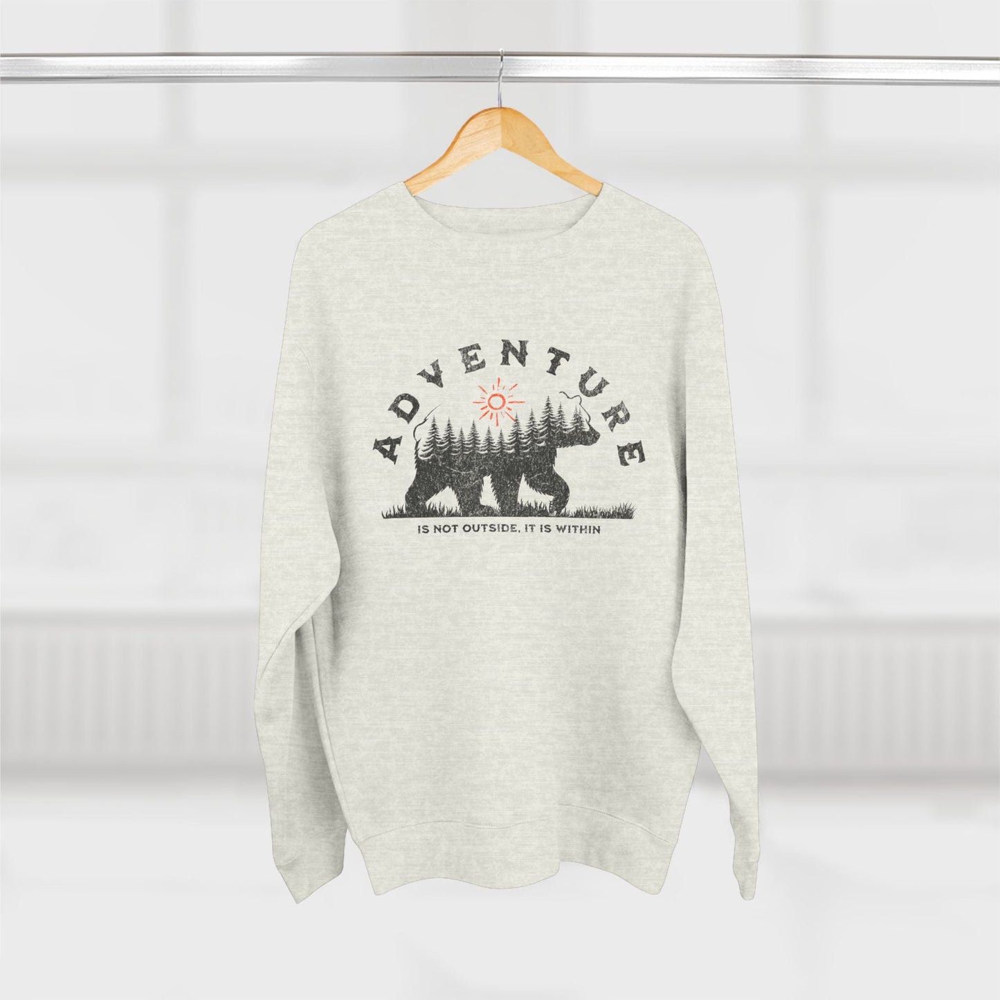 Adventure is Within Premium Crewneck Sweatshirt