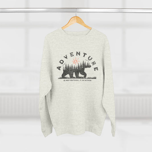 Adventure is Within Premium Crewneck Sweatshirt