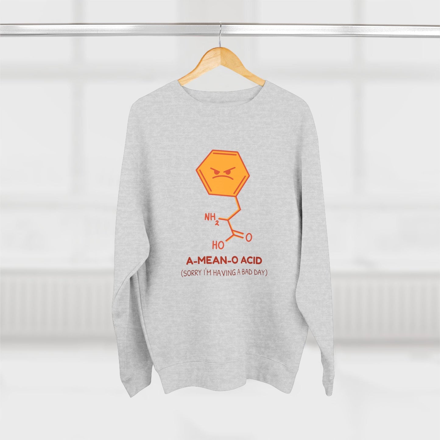 Amino Acid Chemistry Science Premium Crewneck Sweatshirt