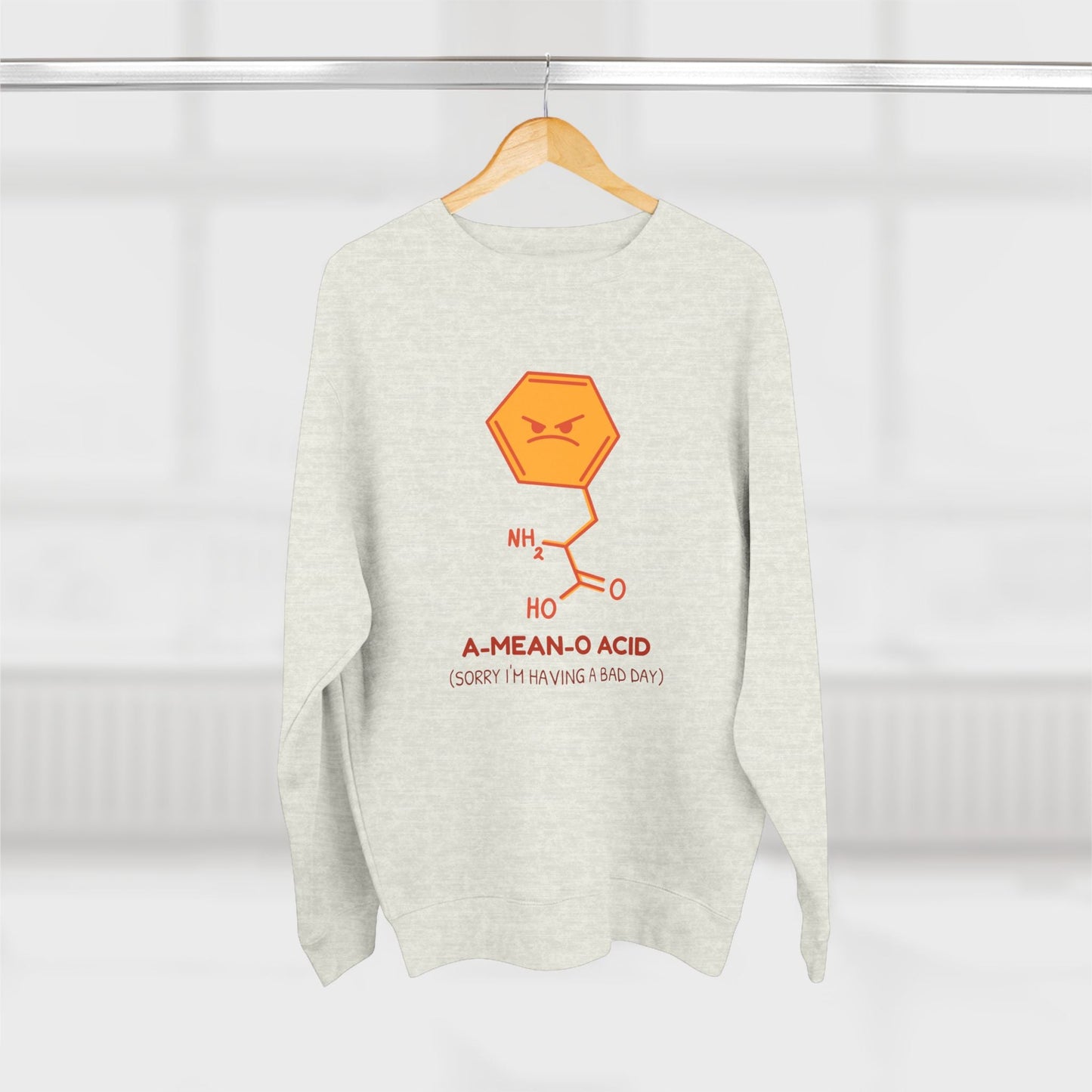 Amino Acid Chemistry Science Premium Crewneck Sweatshirt