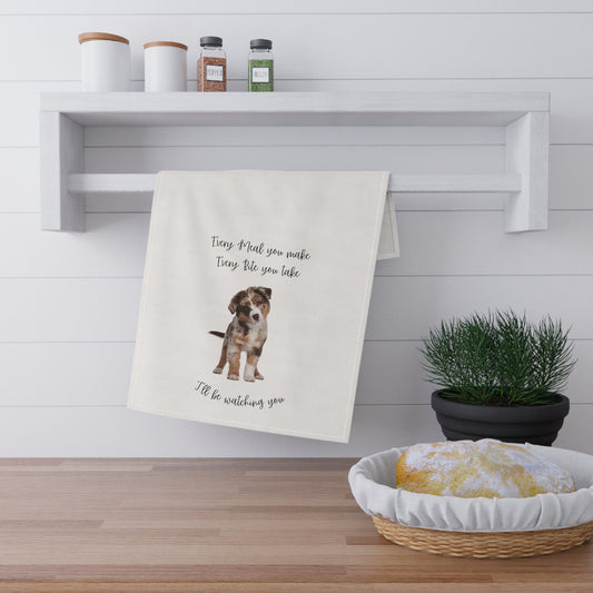 Australian Shepherd Aussie Dog Every Meal you Make Decorative Kitchen Towel