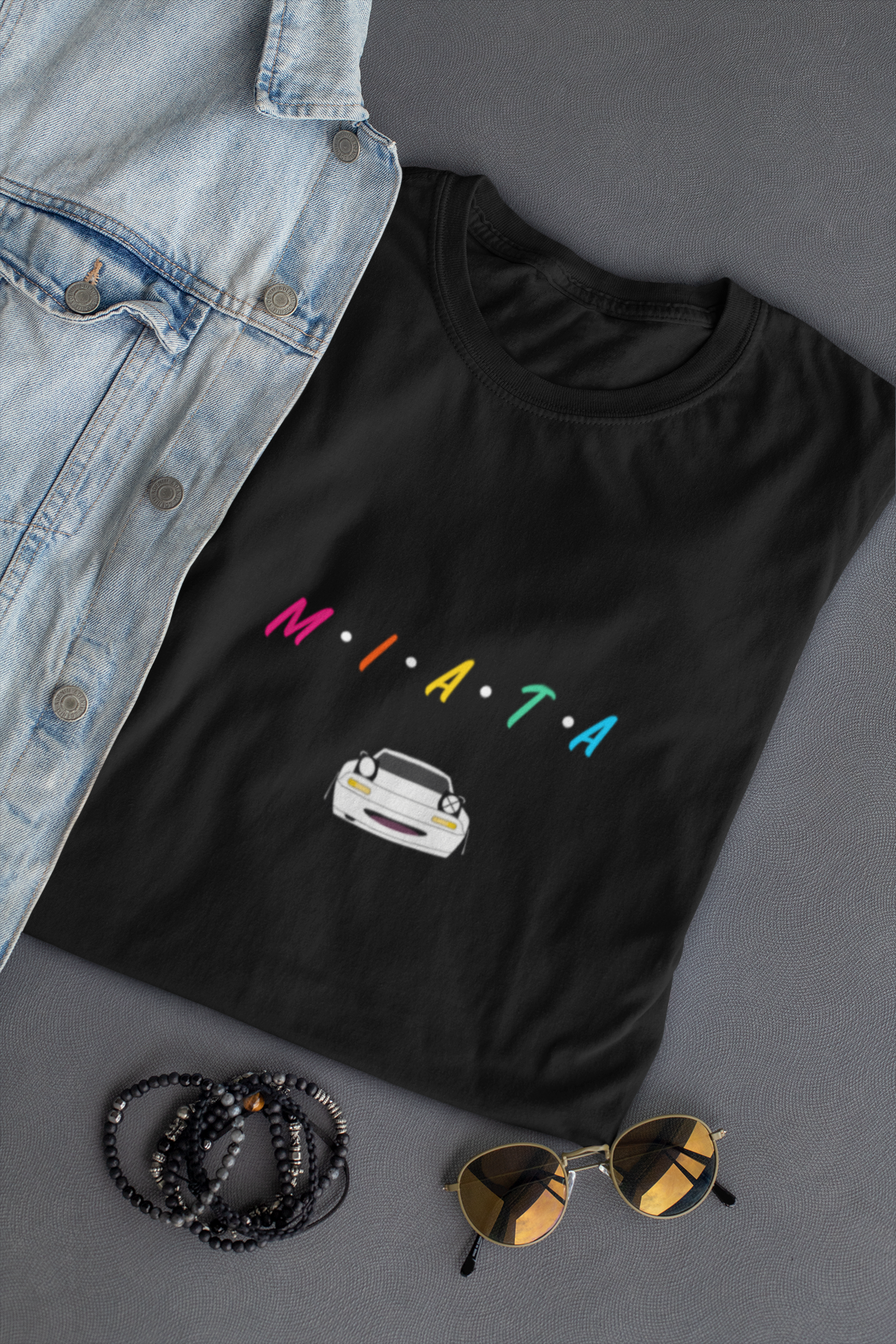 Colorful Miata Jersey Short Sleeve Tee