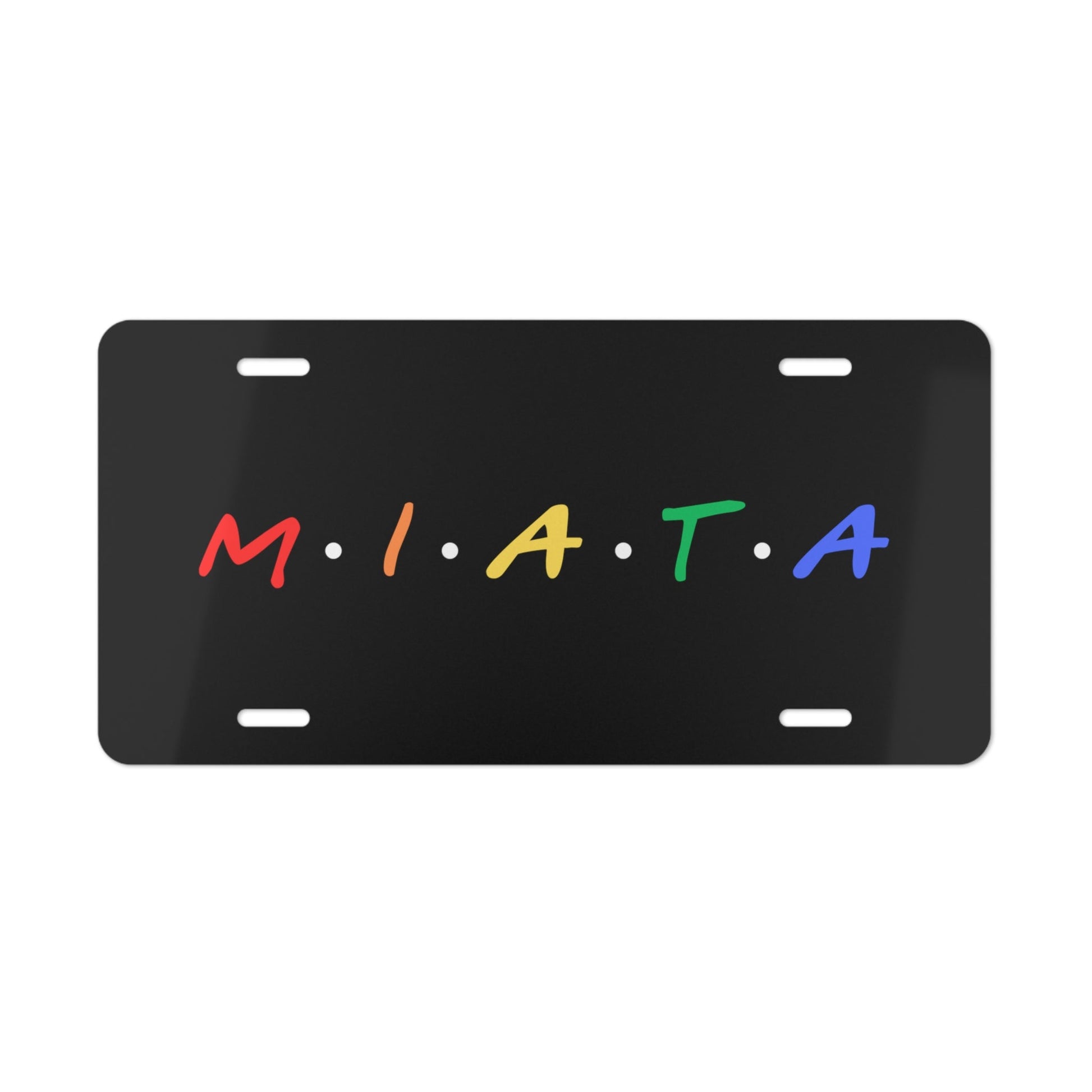 Colorful Miata Vanity Plate