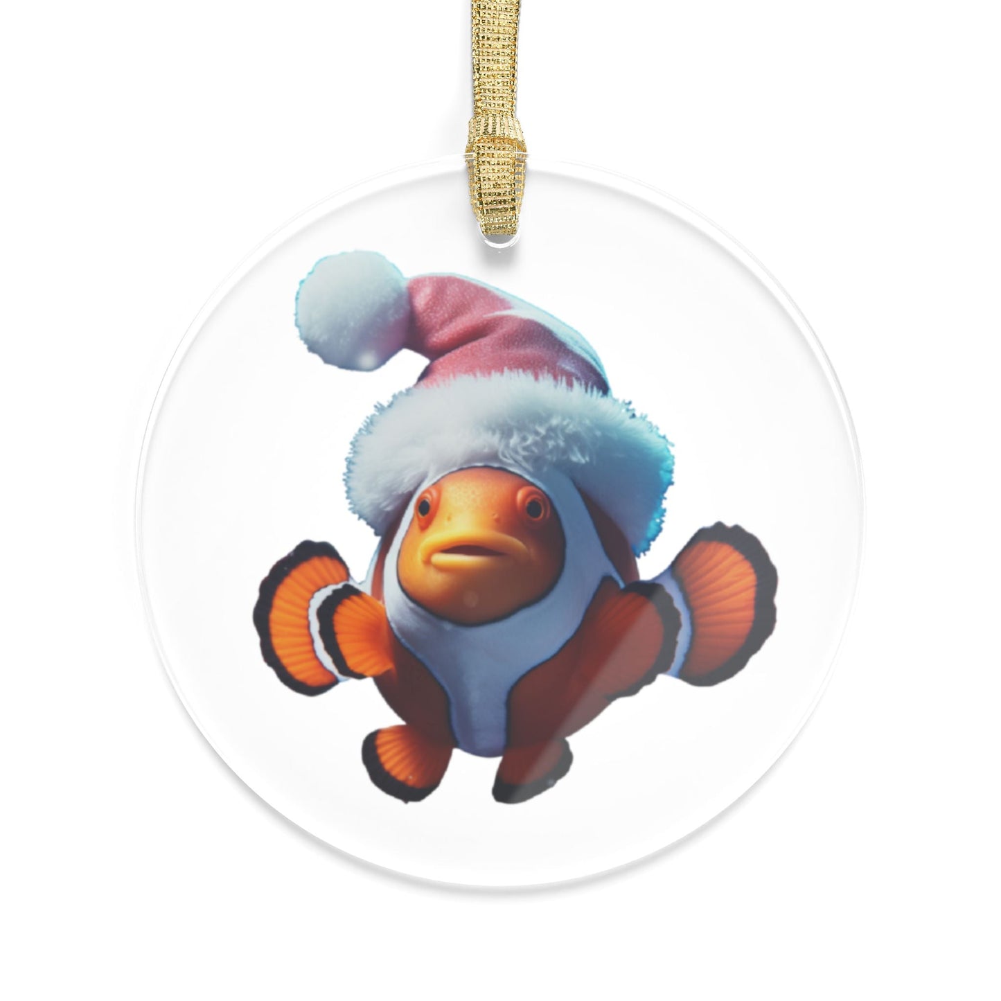 Deck the Reef Halls Aquarium Clownfish Acrylic Ornaments