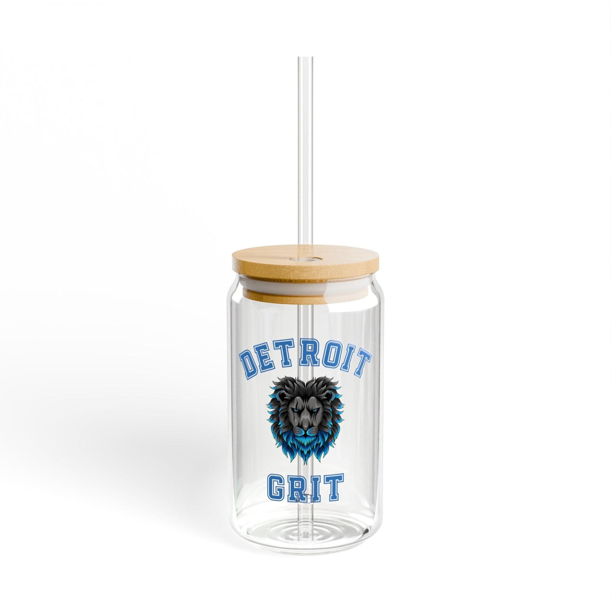 Detroit Lions Grit 16 oz. Sipper Glass