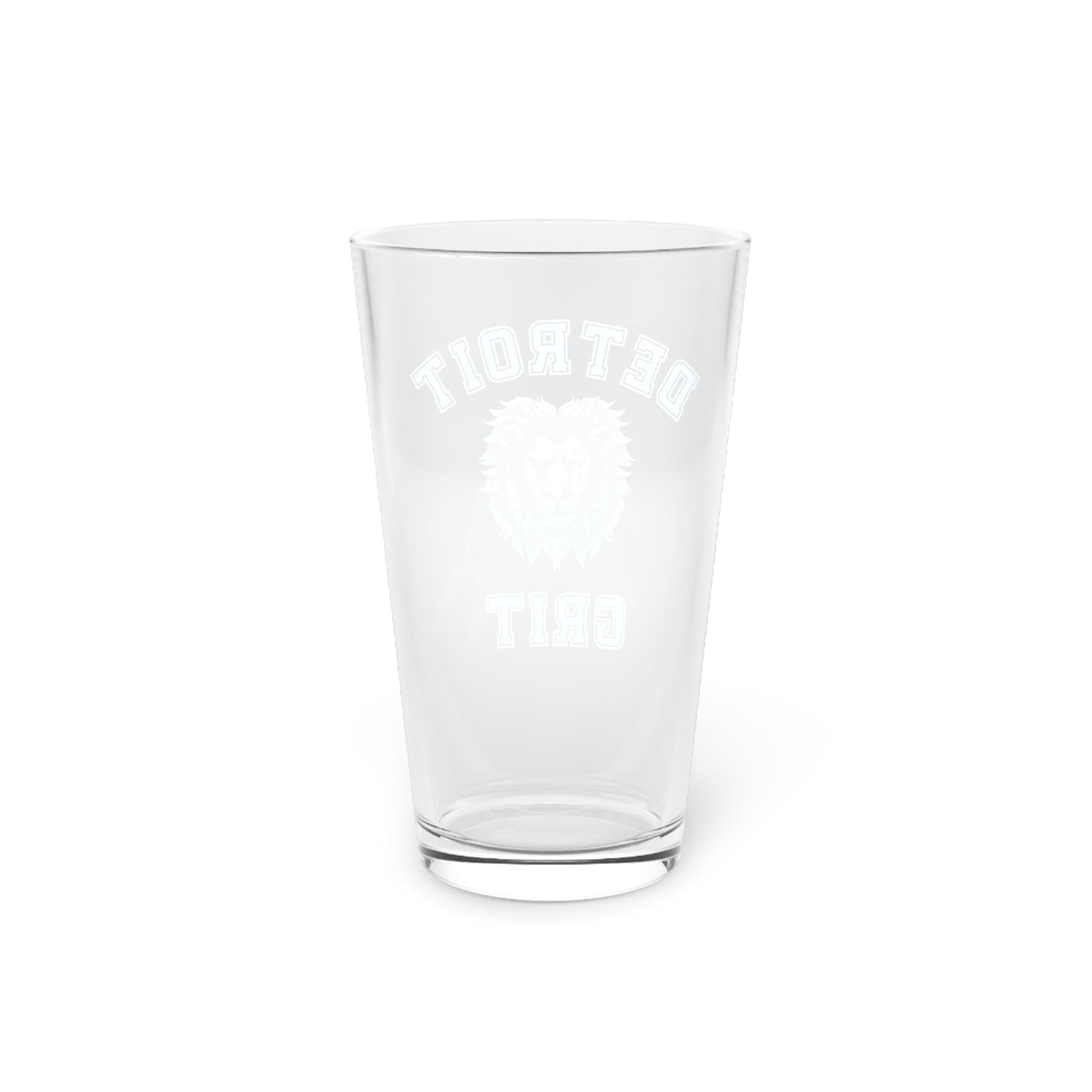 Detroit Lions Grit 16oz Pint Glass