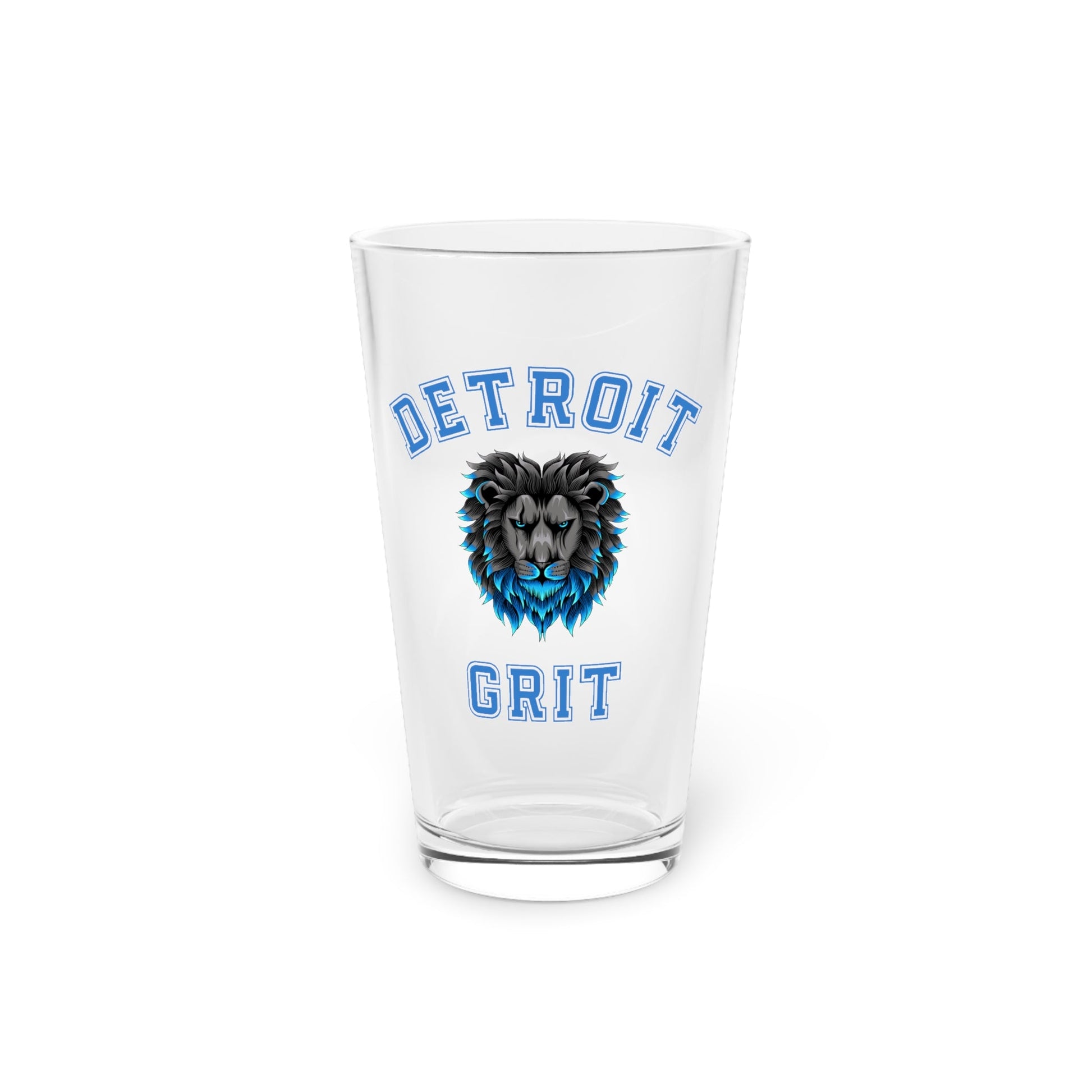 Detroit Lions Grit 16oz Pint Glass