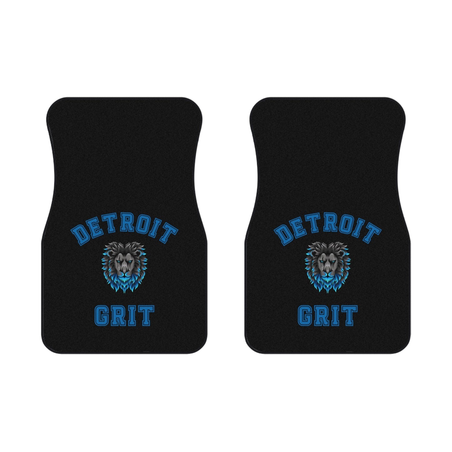 Detroit Lions Grit Car Floor Mats (set of 2)