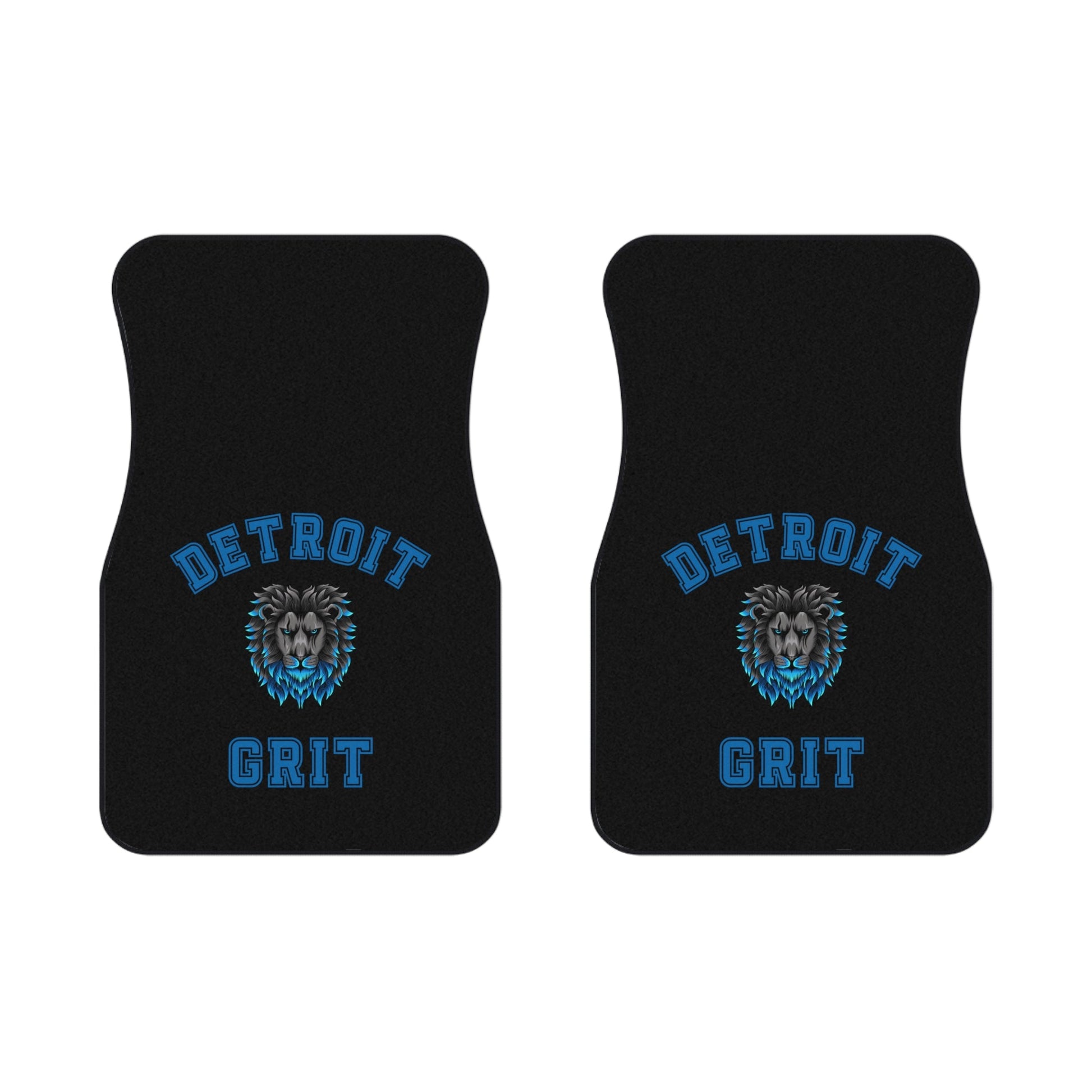 Detroit Lions Grit Car Floor Mats (set of 2)